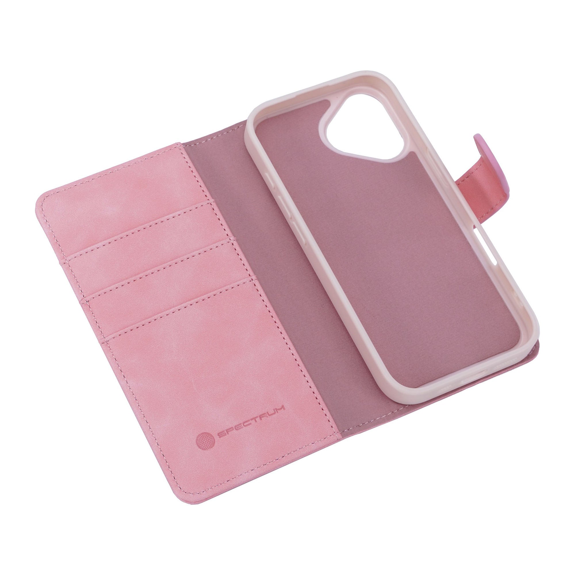 iPhone 17 SPECTRUM Folio Slim Detachable 2-1 Wallet Case - Pink - 15-14901