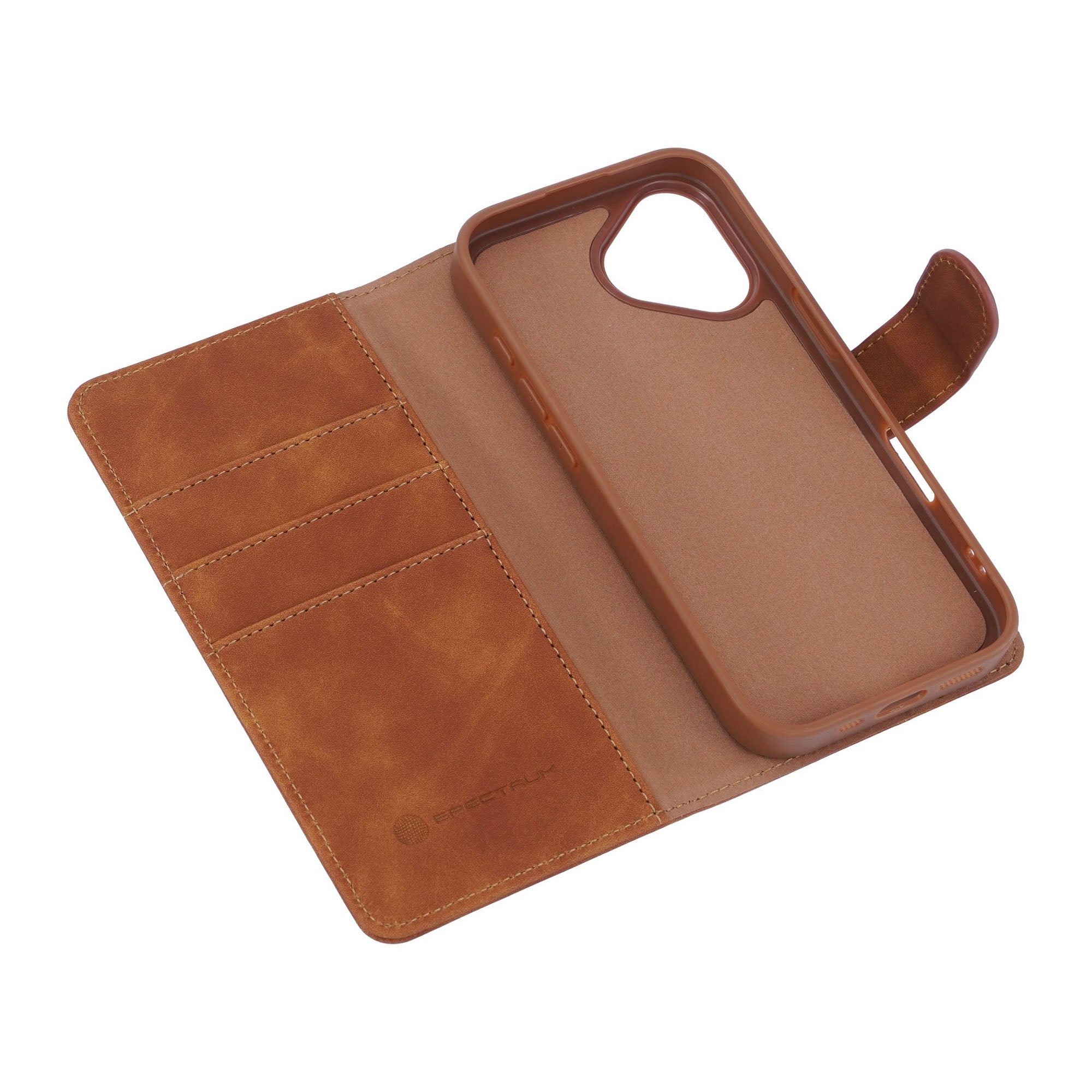iPhone 17 SPECTRUM Folio Slim Detachable 2-1 Wallet Case - Brown - 15-14902