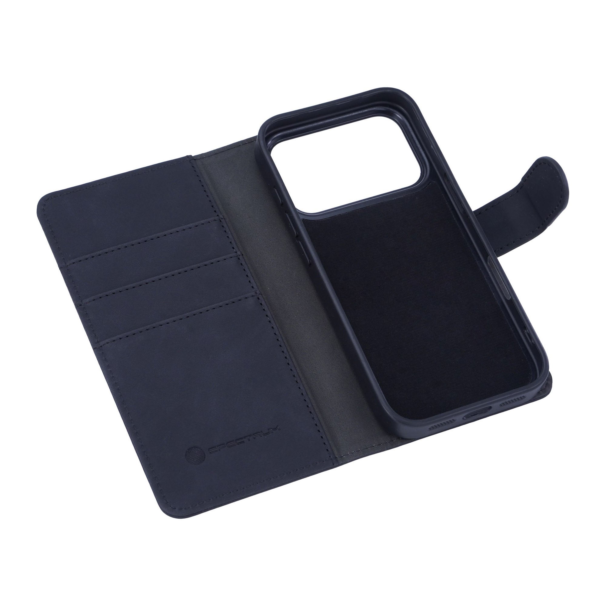 iPhone 17 Pro SPECTRUM Folio Slim Detachable 2-1 Wallet Case - Black - 15-14913