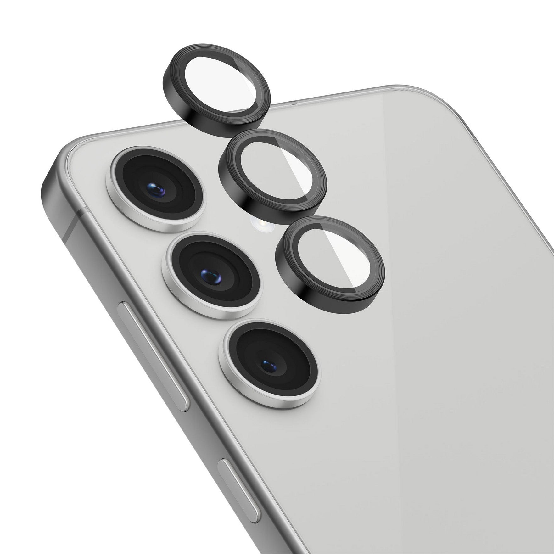 Samsung Galaxy S25 FE Case-Mate Aluminum Ring Lens Protectors - Black - 15-14954