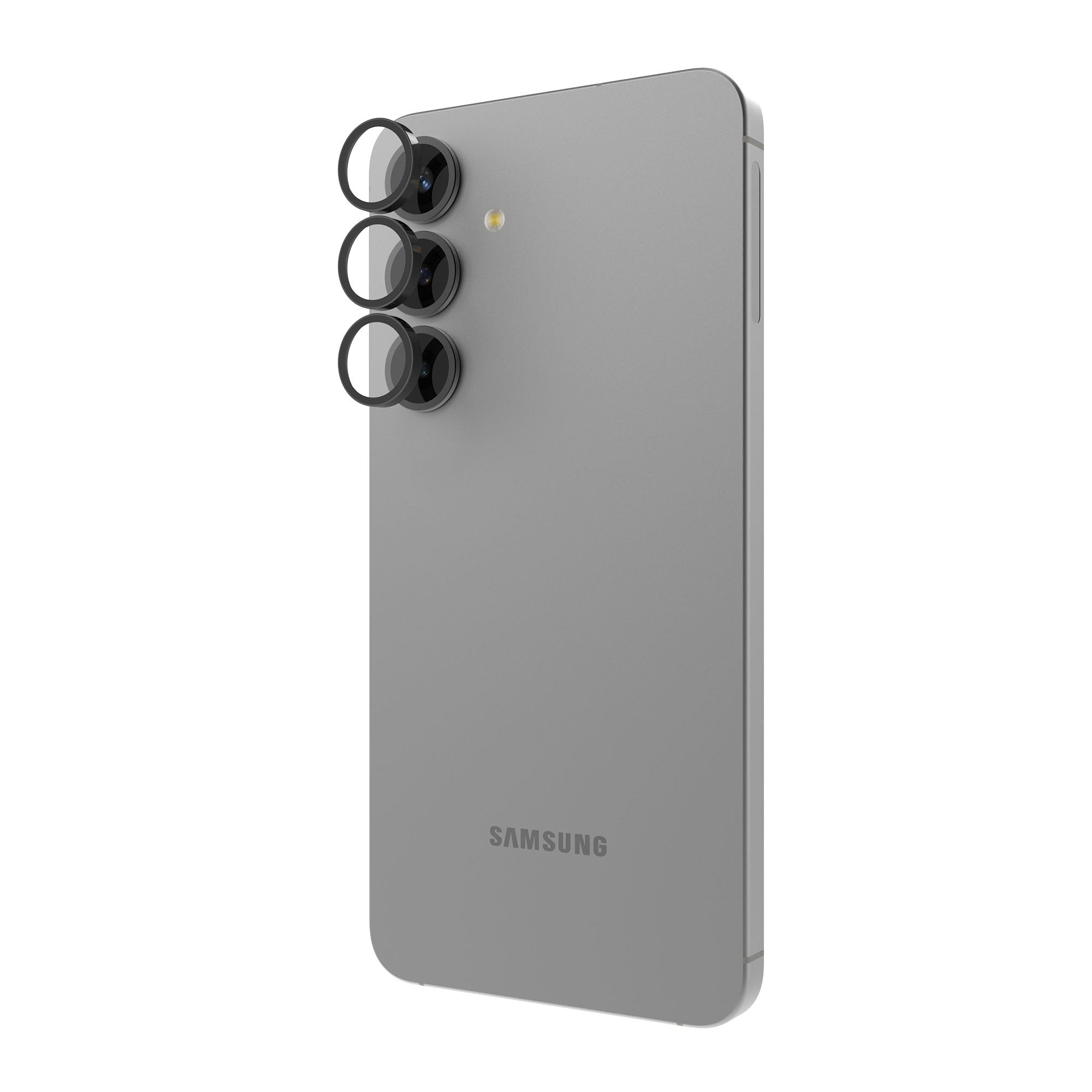 Samsung Galaxy S25 FE ZAGG InvisibleShield Glass Elite Camera Rings Lens Protector - Black - 15-14983