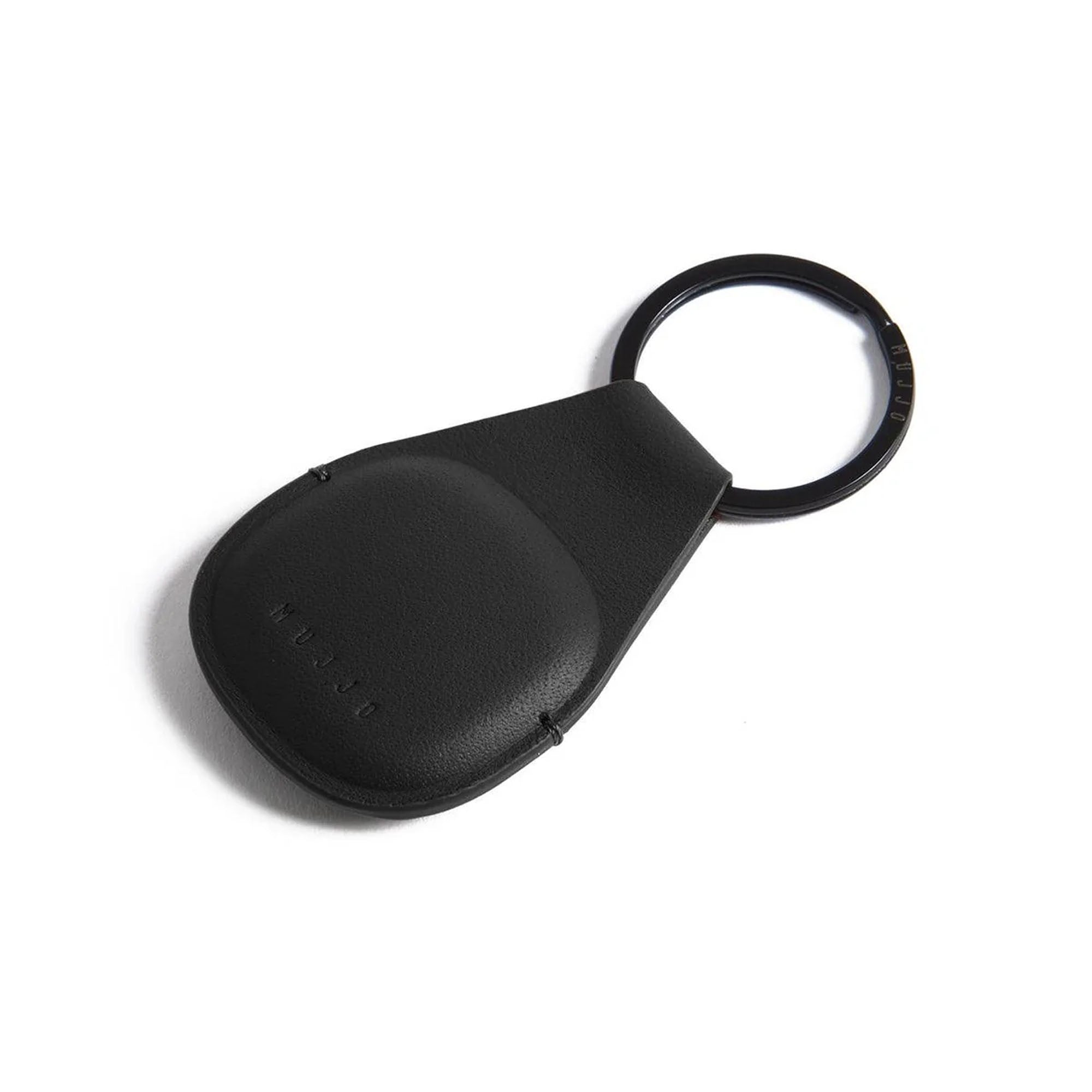 Apple Airtag Mujjo Airtag Leather Keychain - Black - 15-15012