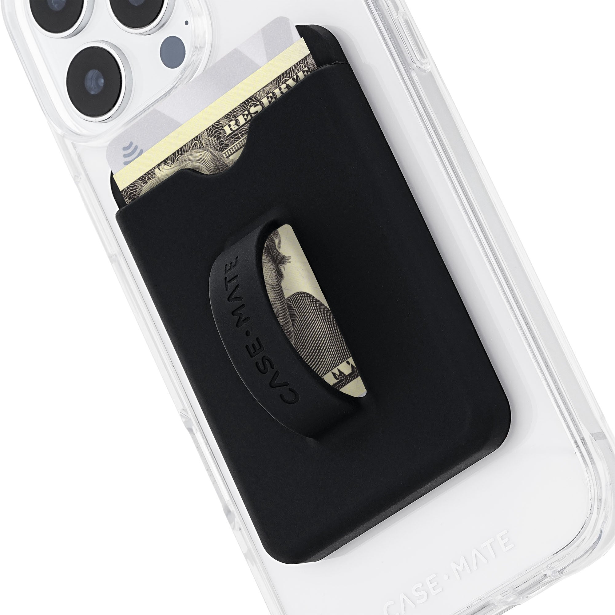 Case-Mate Magnetic Loop Grip Wallet - Black - 15-15038