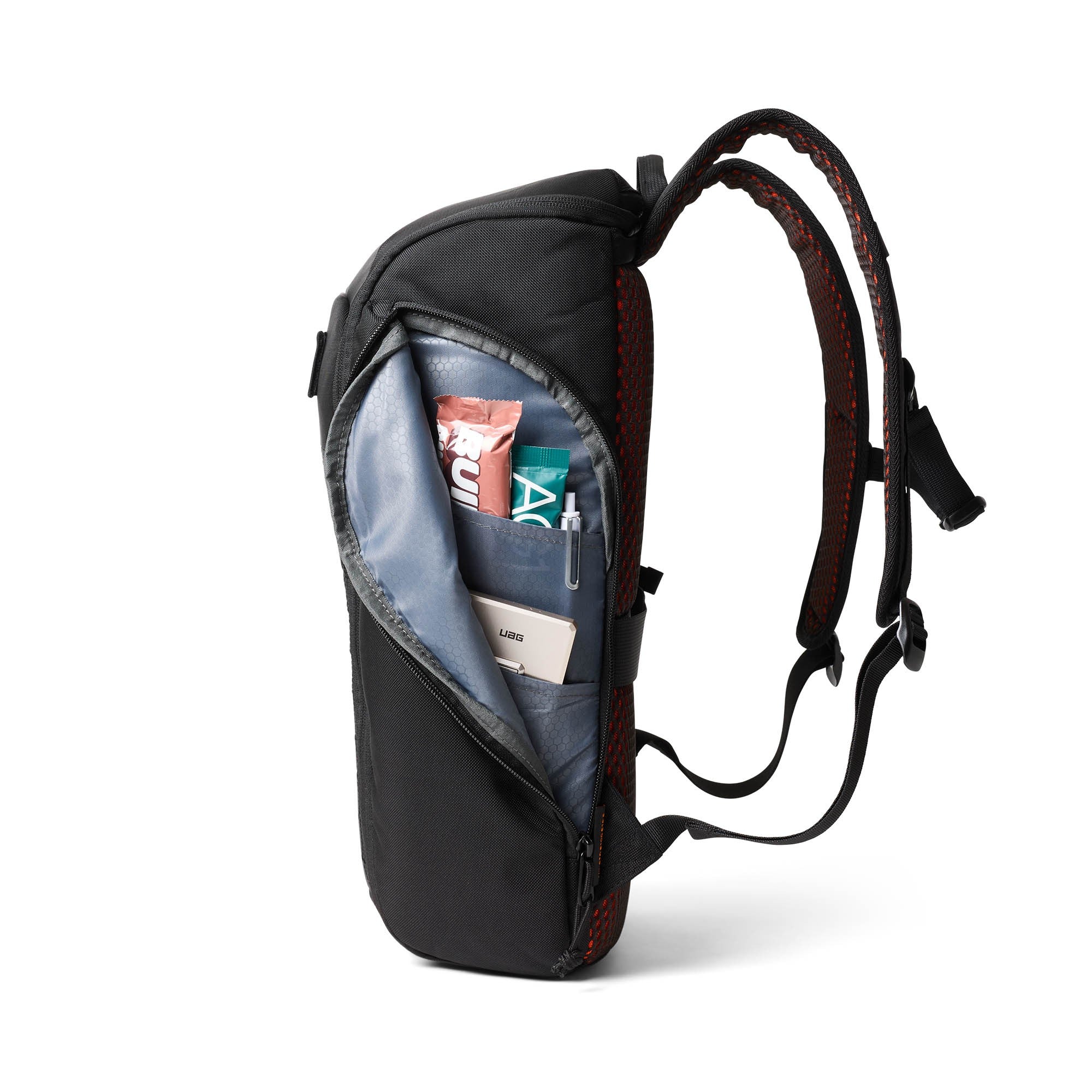 UAG Civilian Backpack 20L - Black/Orange - 15-15040
