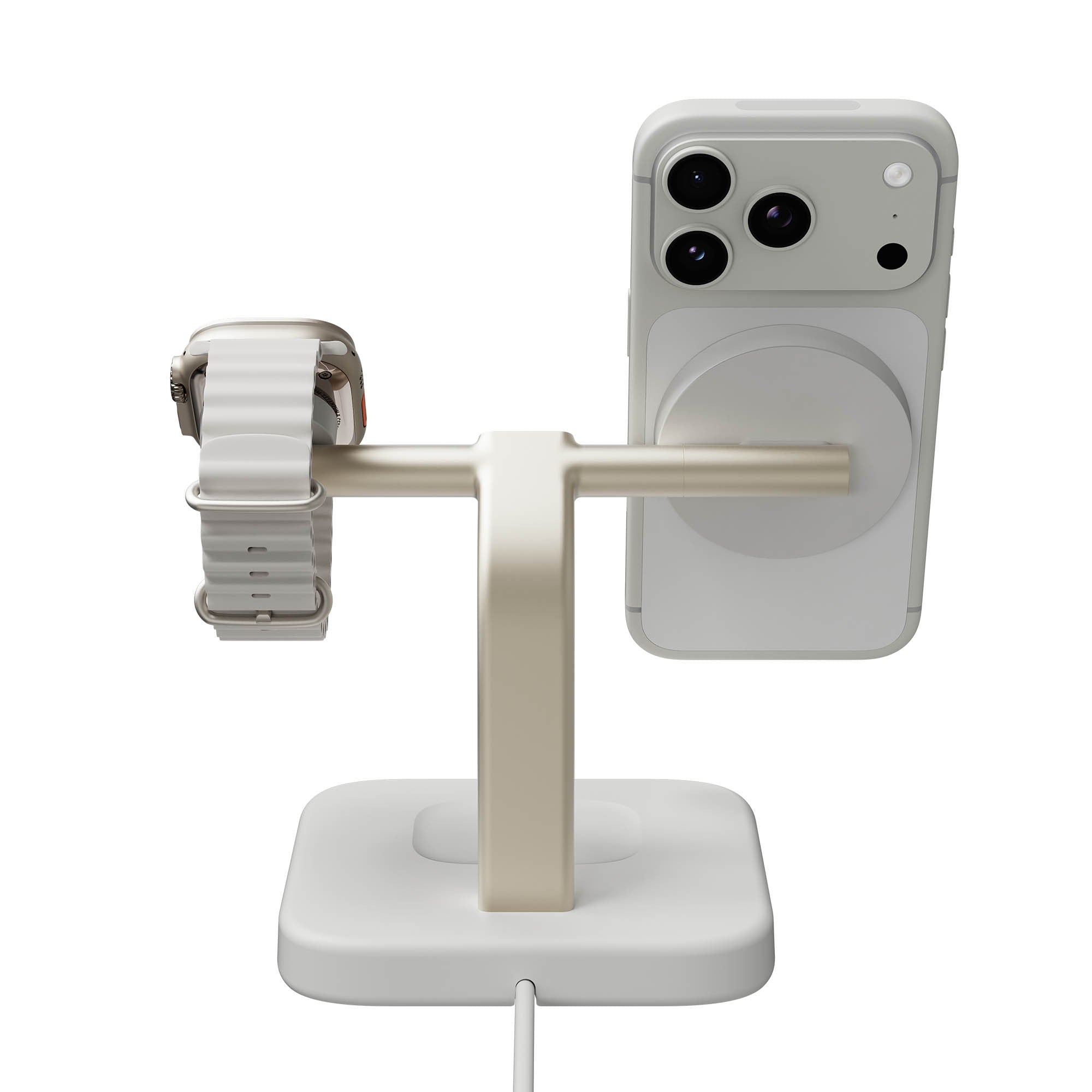 Mophie Wireless 3in1 Qi2 Charging Stand - White - 15-15073