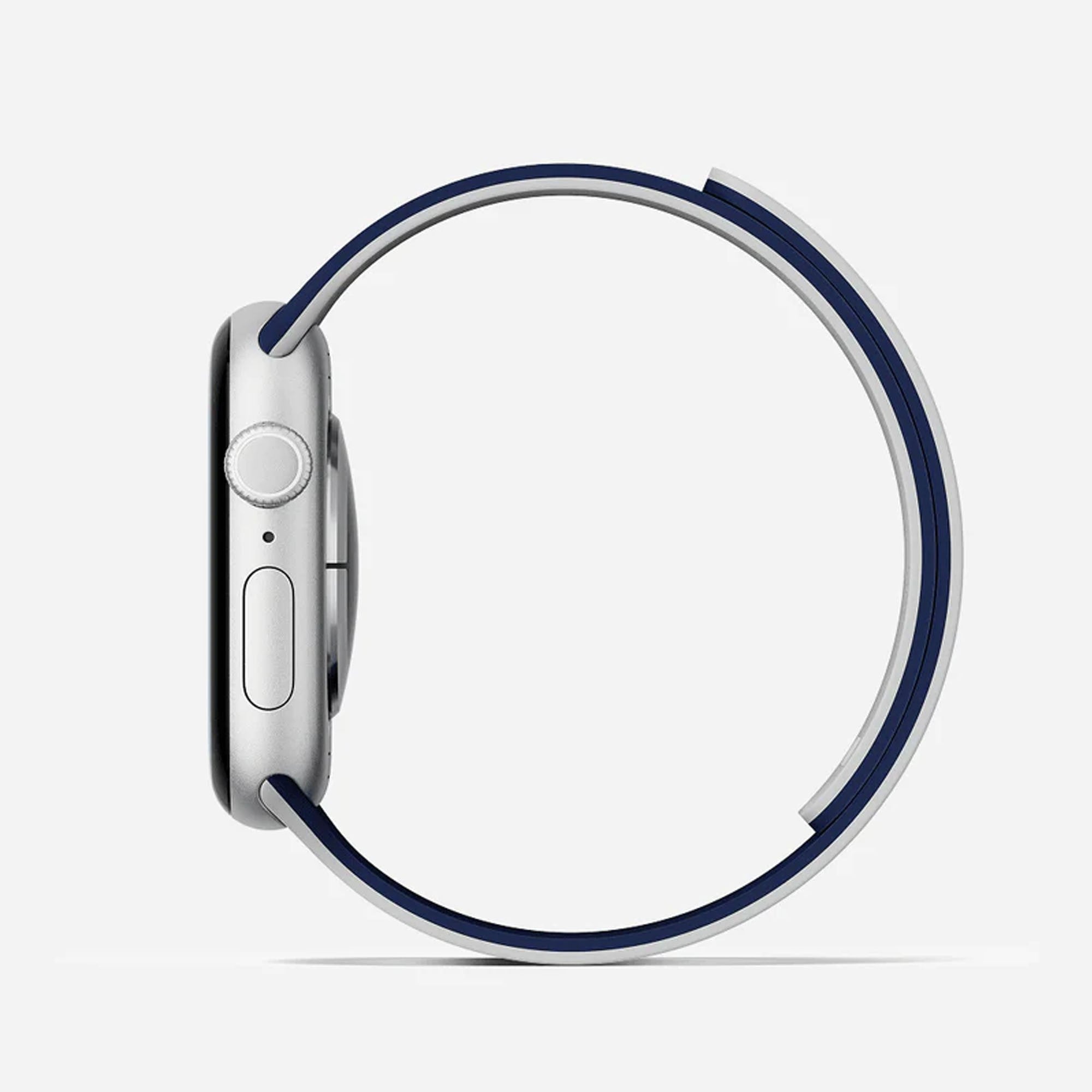 Apple Watch 46mm MOFT Snap Duo Watch Band - Wade Blue/Echo Grey - 15-15086