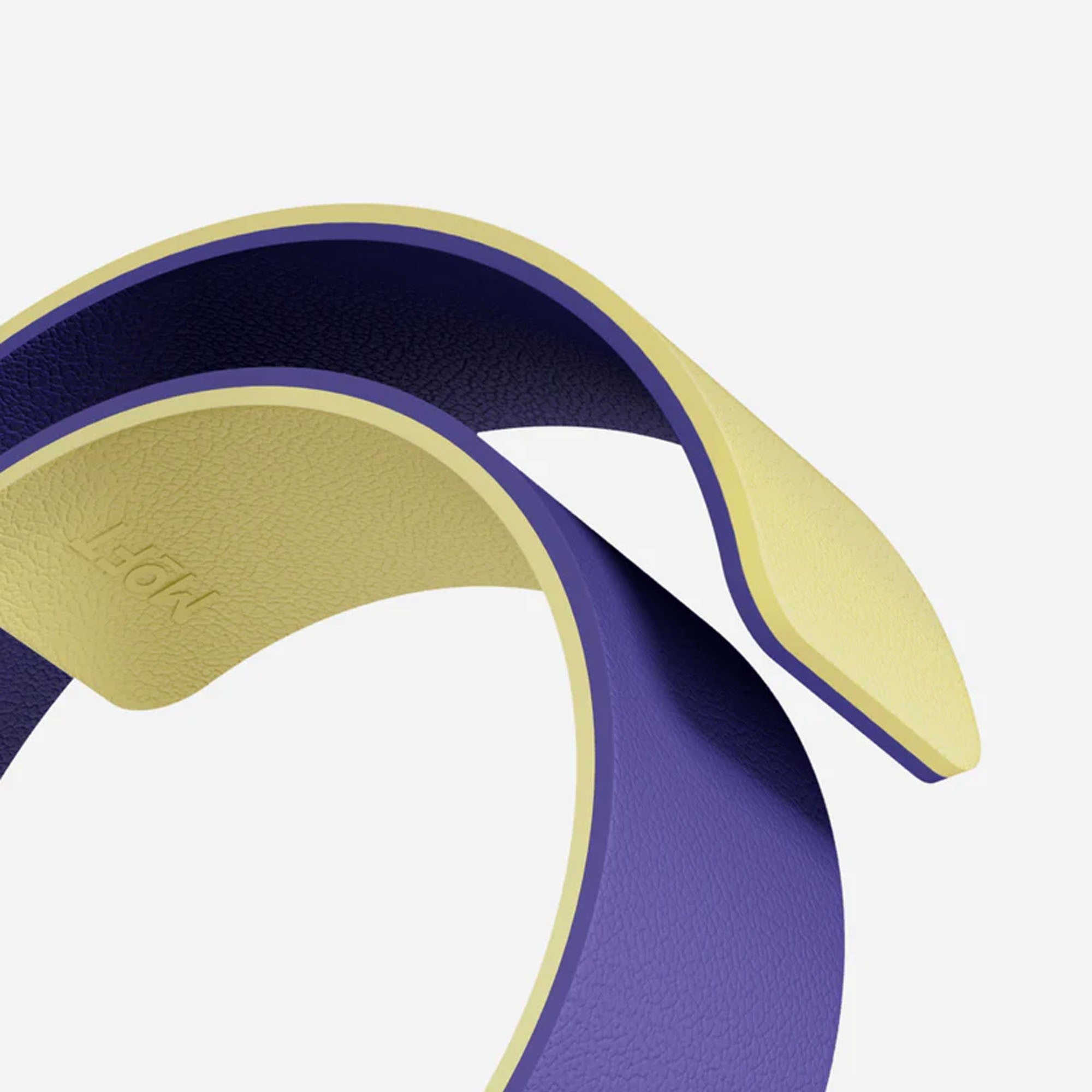 Apple Watch 46mm MOFT Snap Duo Watch Band - Strike Yellow/Poise Purple - 15-15087