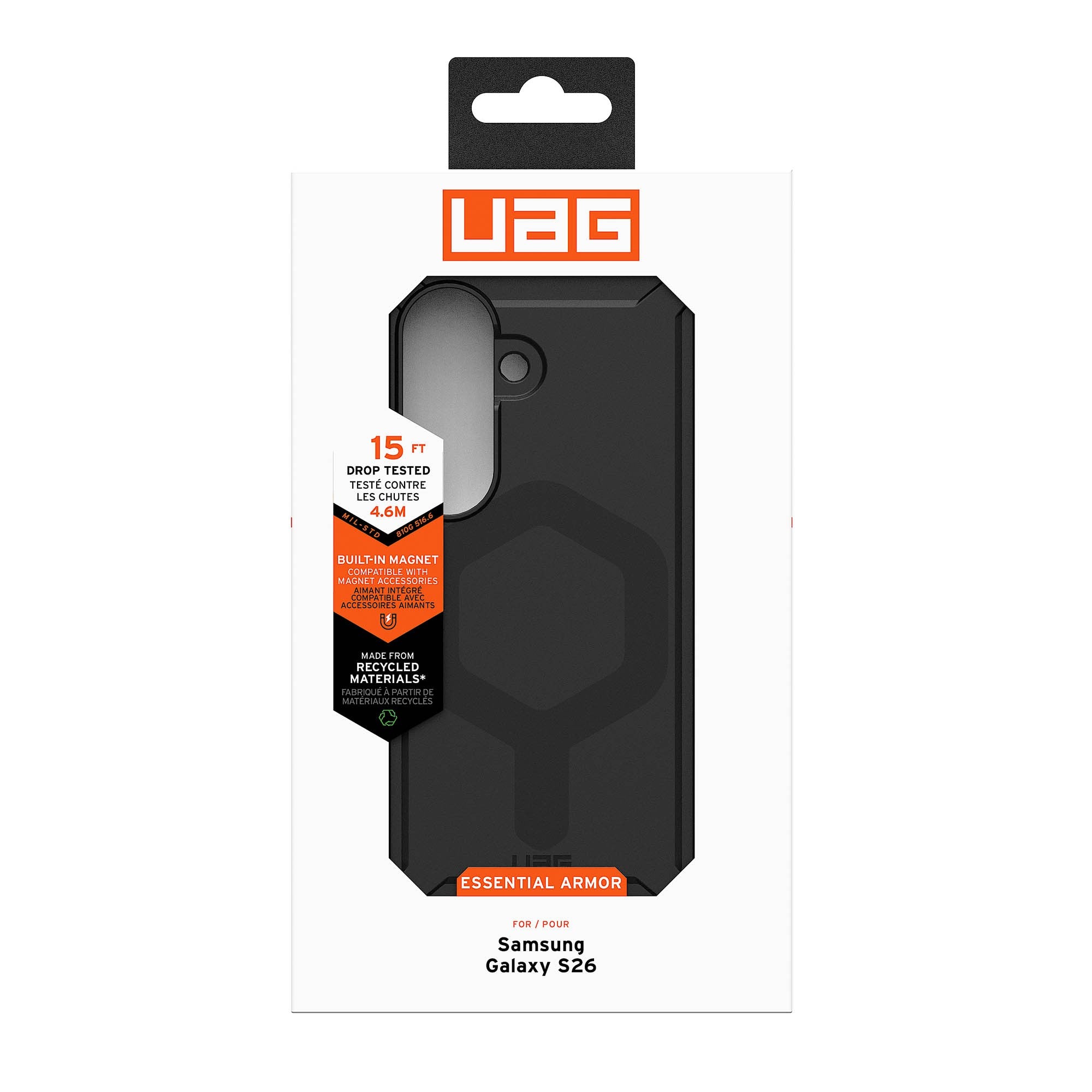 Samsung Galaxy S26 UAG Essential Armor w/Magnet Case - Black - 15-15131