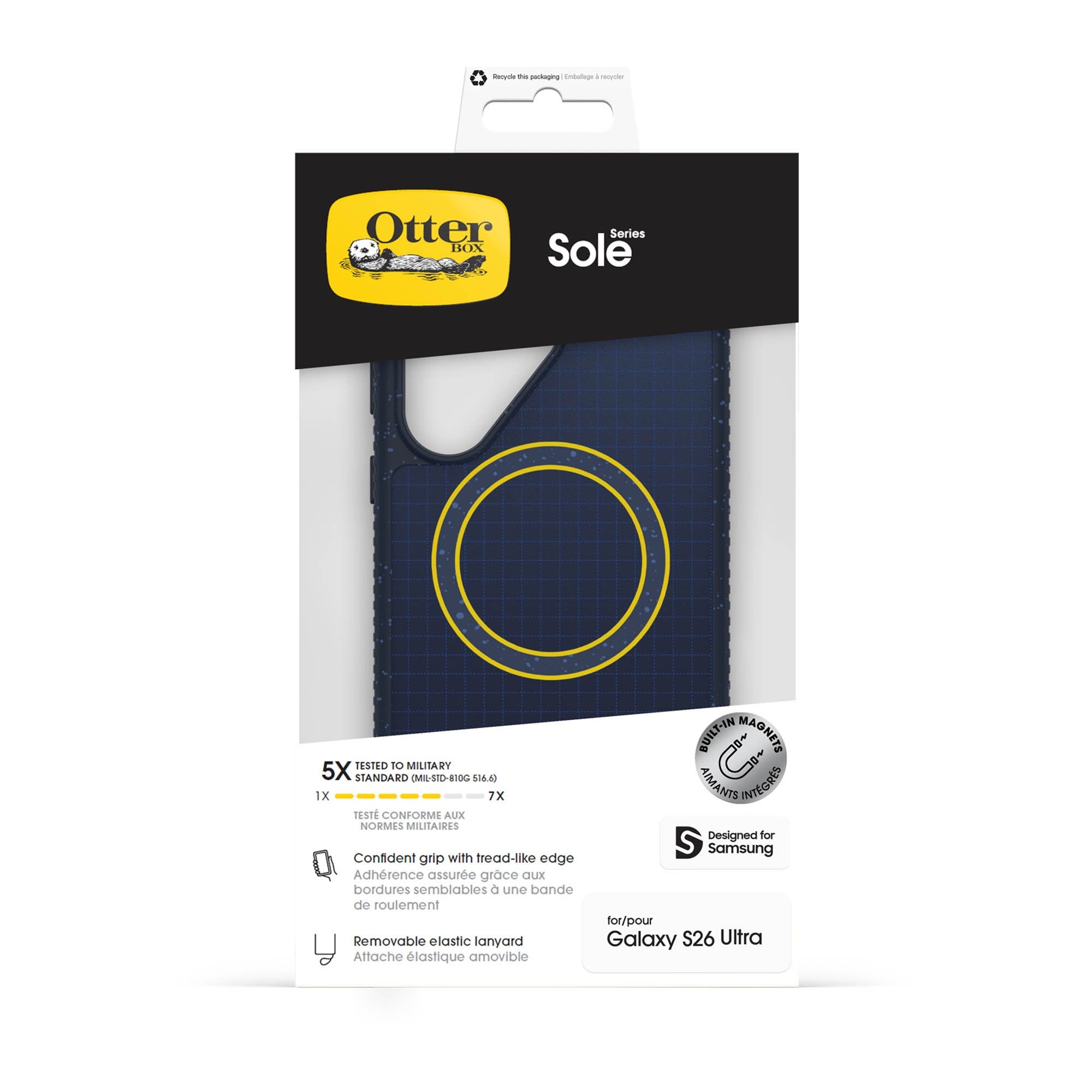 Samsung Galaxy S26 Ultra Otterbox Sole w/Magnets Case - Real Quiet - Blue - 15-15182