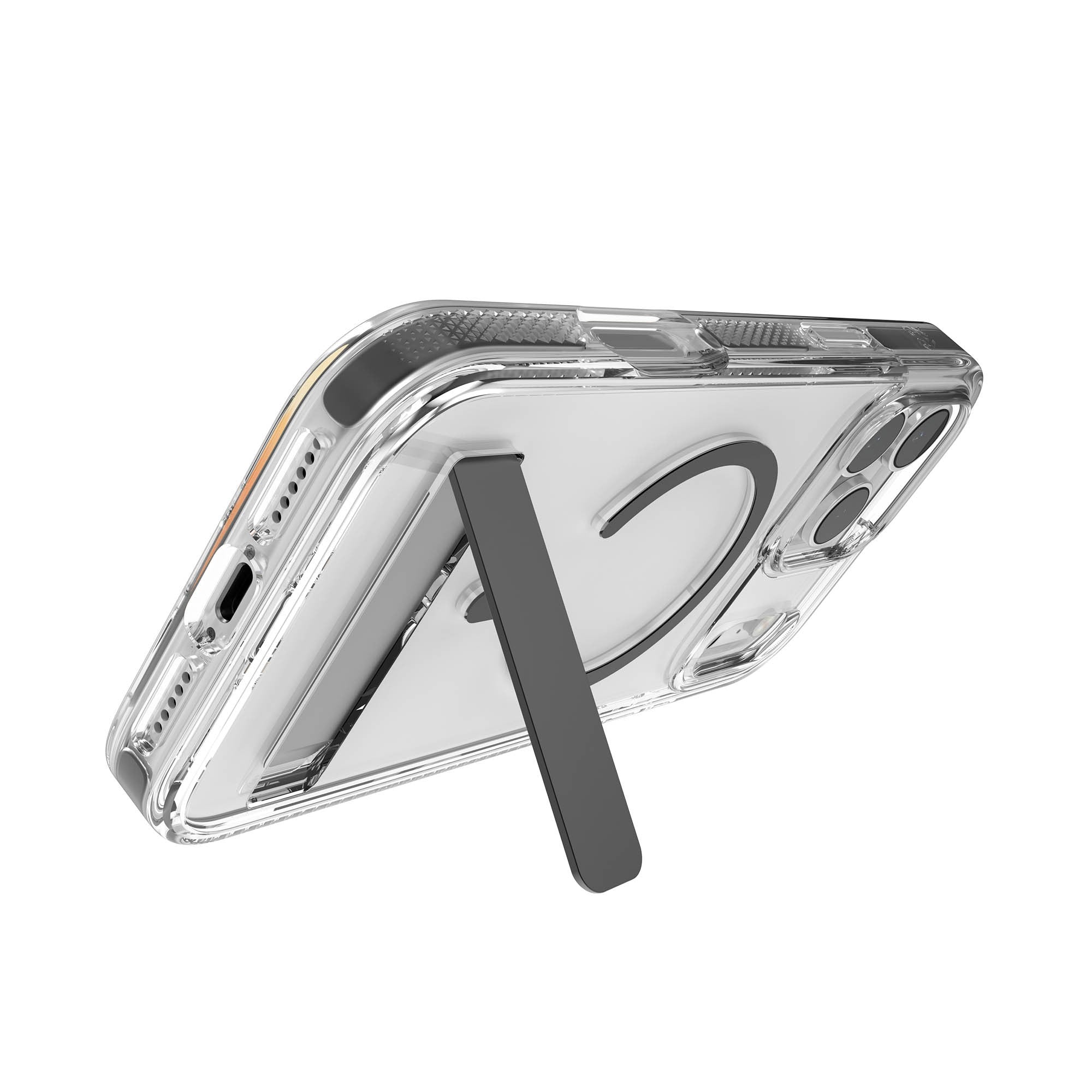 iPhone 17 Pro Max ZAGG Graphene Santa Cruz Snap Kickstand Case - Black - 15-15272