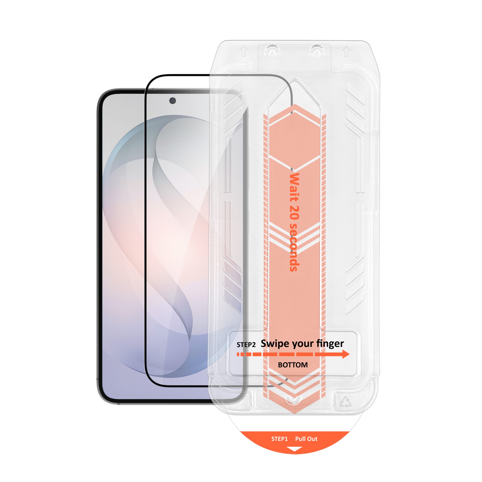 Samsung Galaxy S26 HyperGear Edge-to-Edge Glass Screen Protector w/Dust-Free Install Tray - 15-15338