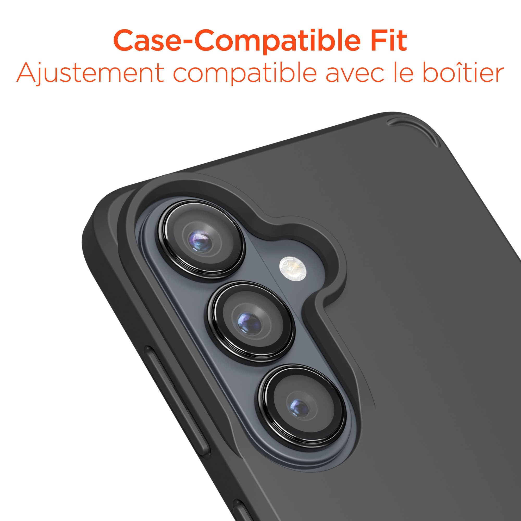 Samsung Galaxy S26/S26+ HyperGear Tempered Glass Camera Rings Lens Protection - 2 Pack - 15-15344