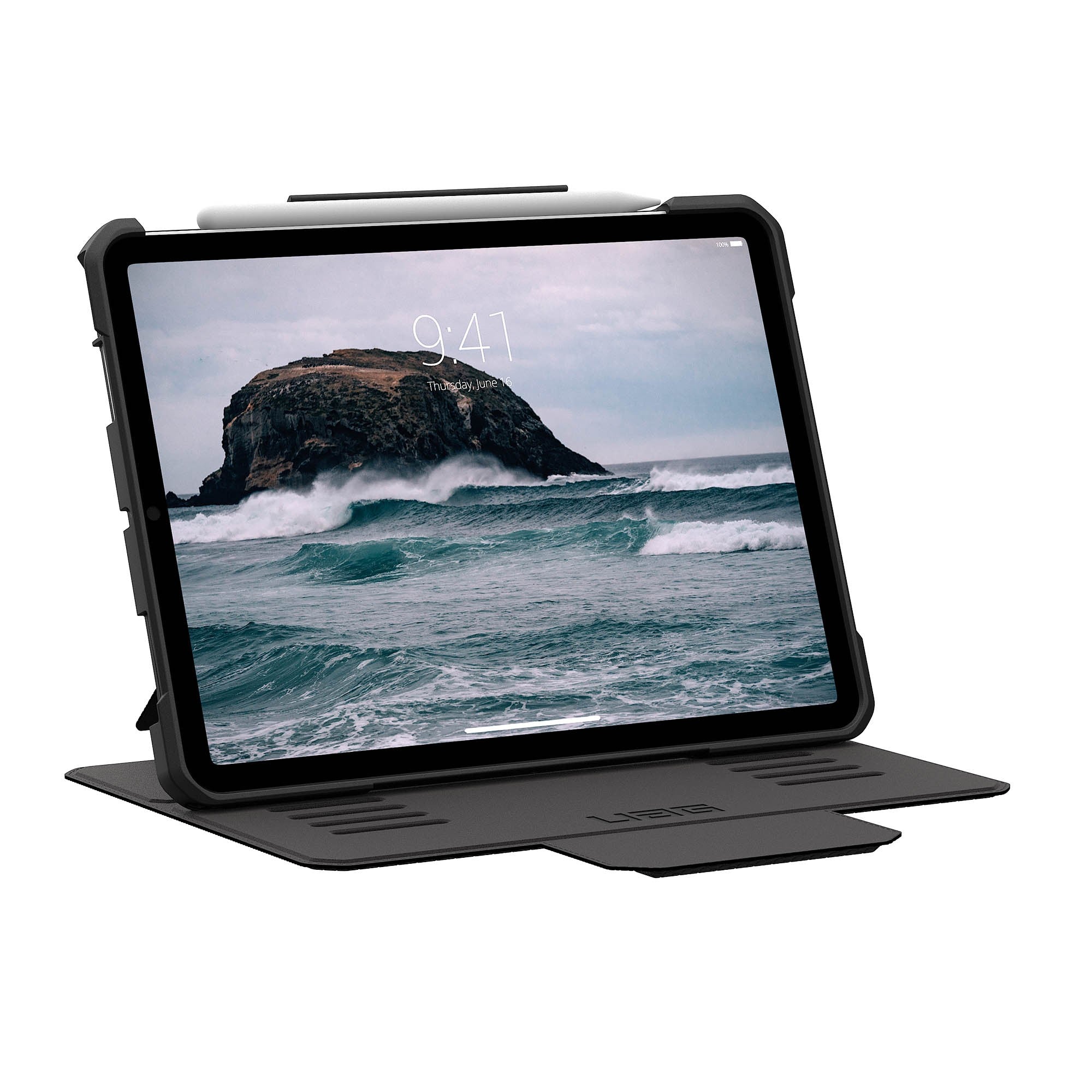 iPad Air 11-in M4/M3/M2 UAG Metropolis Tact.Armr - Black - 15-15554