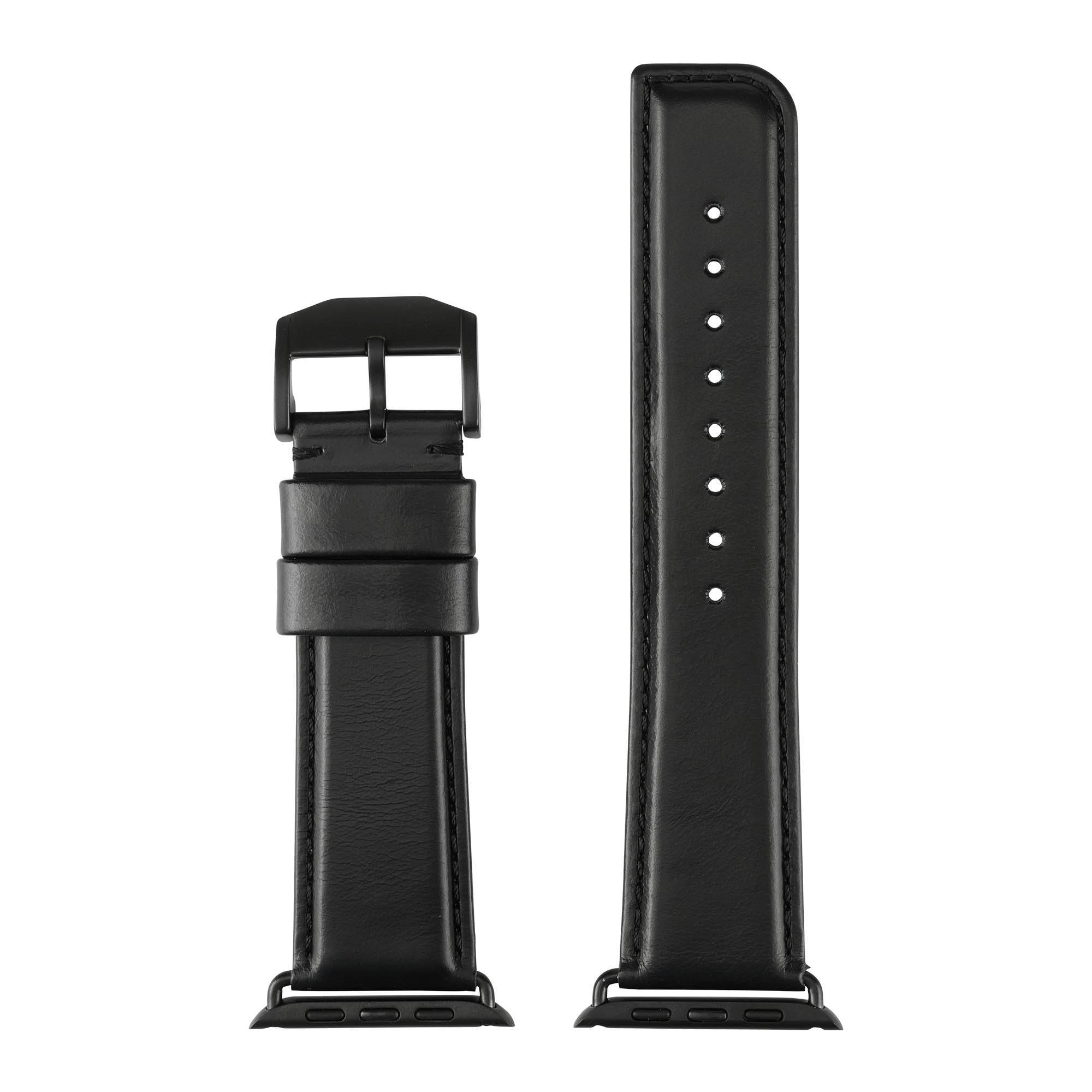Apple Watch 42-49mm Case-Mate Signature Leather Band - Black - 15-15562