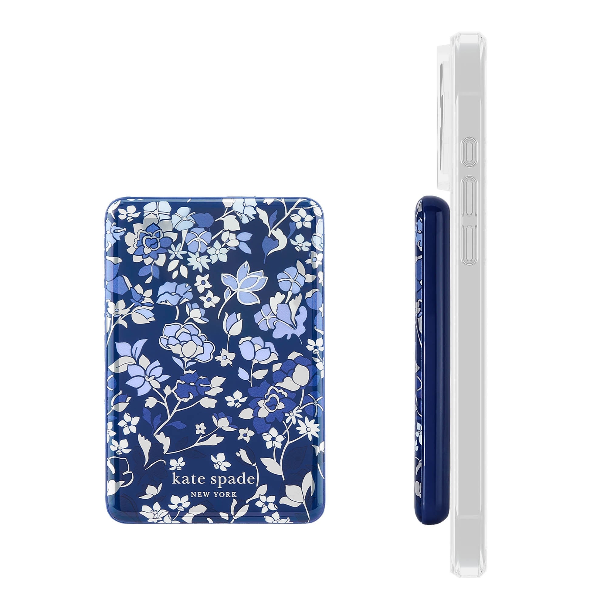 Kate Spade 5,000 mAh Wireless MagSafe Battery Pack - Flowerbed Blue - 15-15566