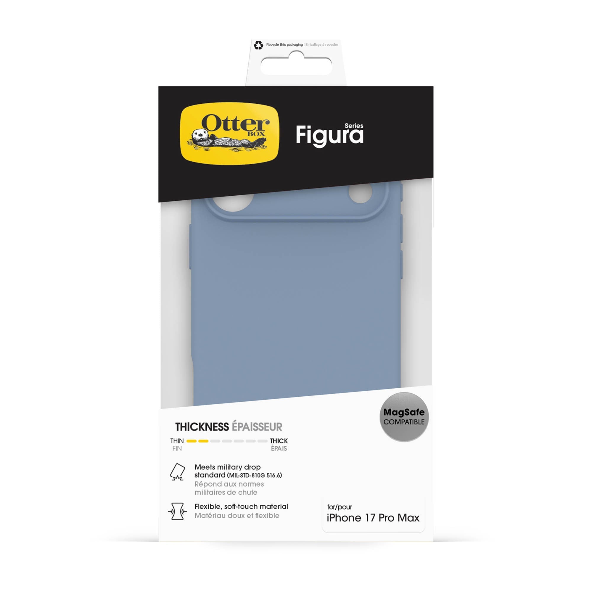 iPhone 17 Pro Max Otterbox Figura MagSafe Case - Polus Blue - 15-15575