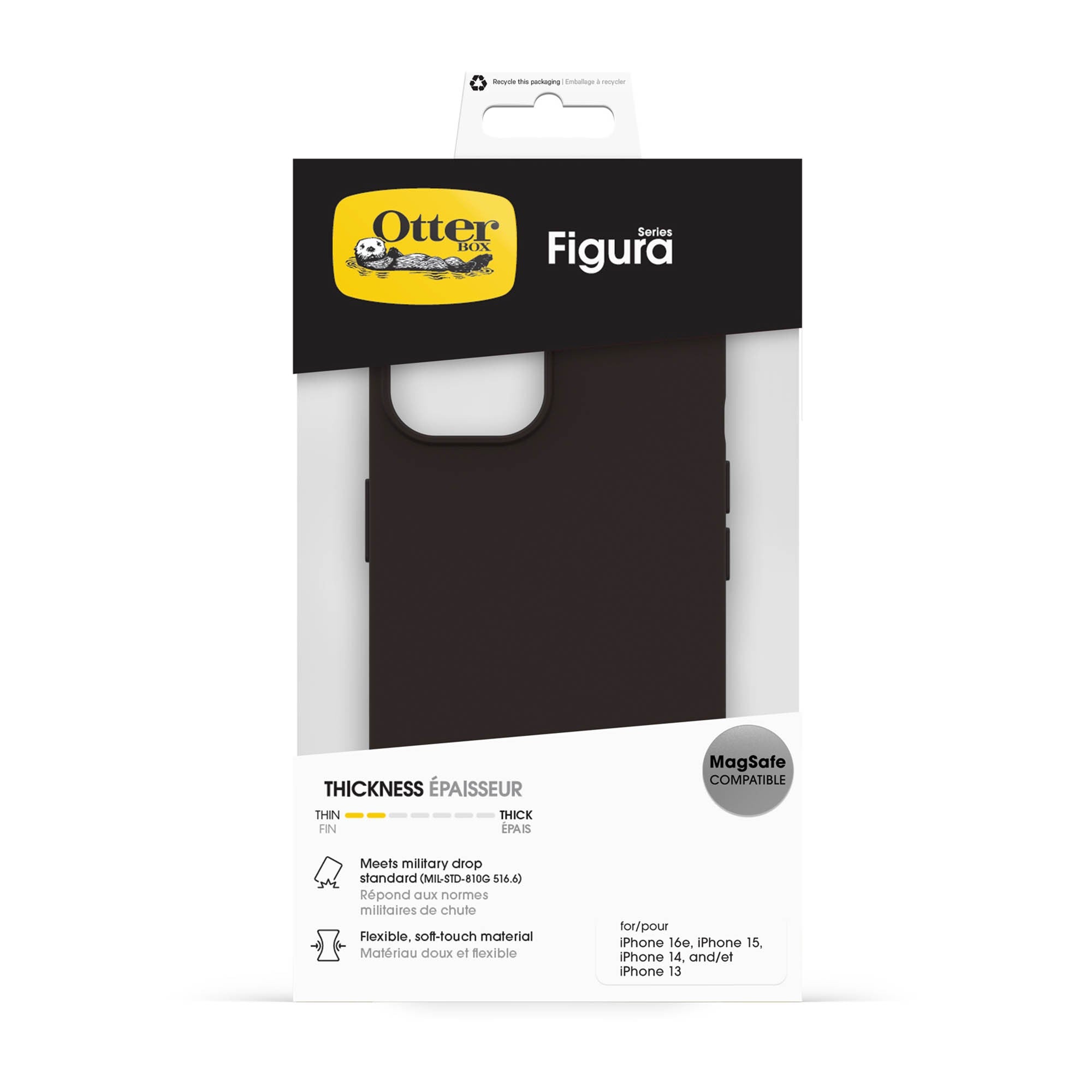 iPhone 17e/16e/15/14/13 Otterbox Figura MagSafe Case - Terra Brown - 15-15601
