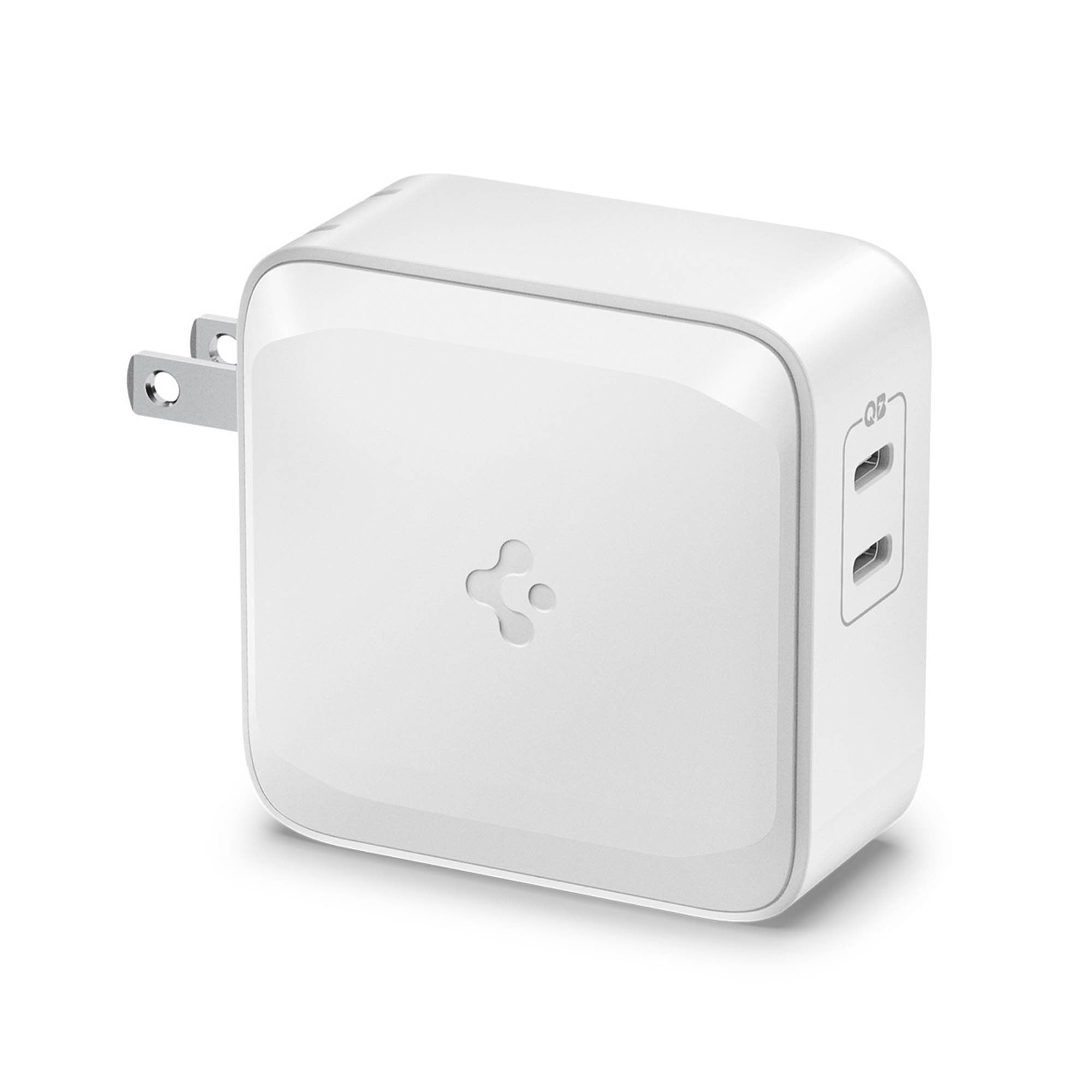 Spigen ArcStation Pro GaN 70W Dual Port Wall Charger - White - 15-15758