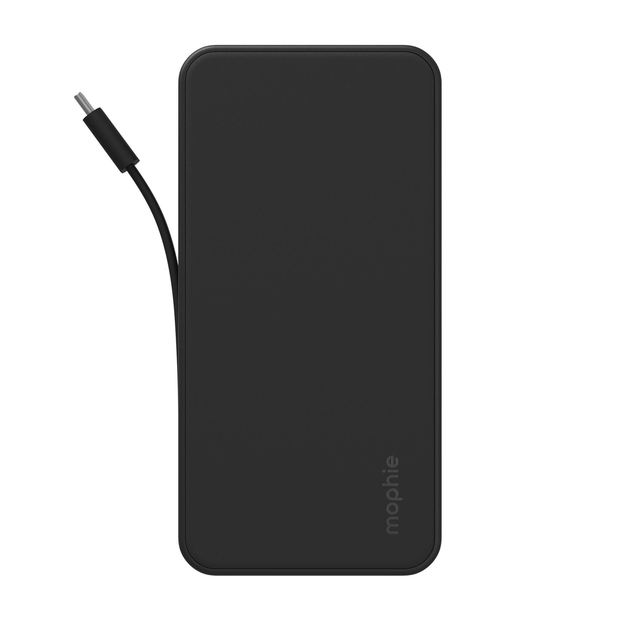 Mophie 10,000 mAh Powerstation Plus w/USB-C Cable - Black - 15-15777