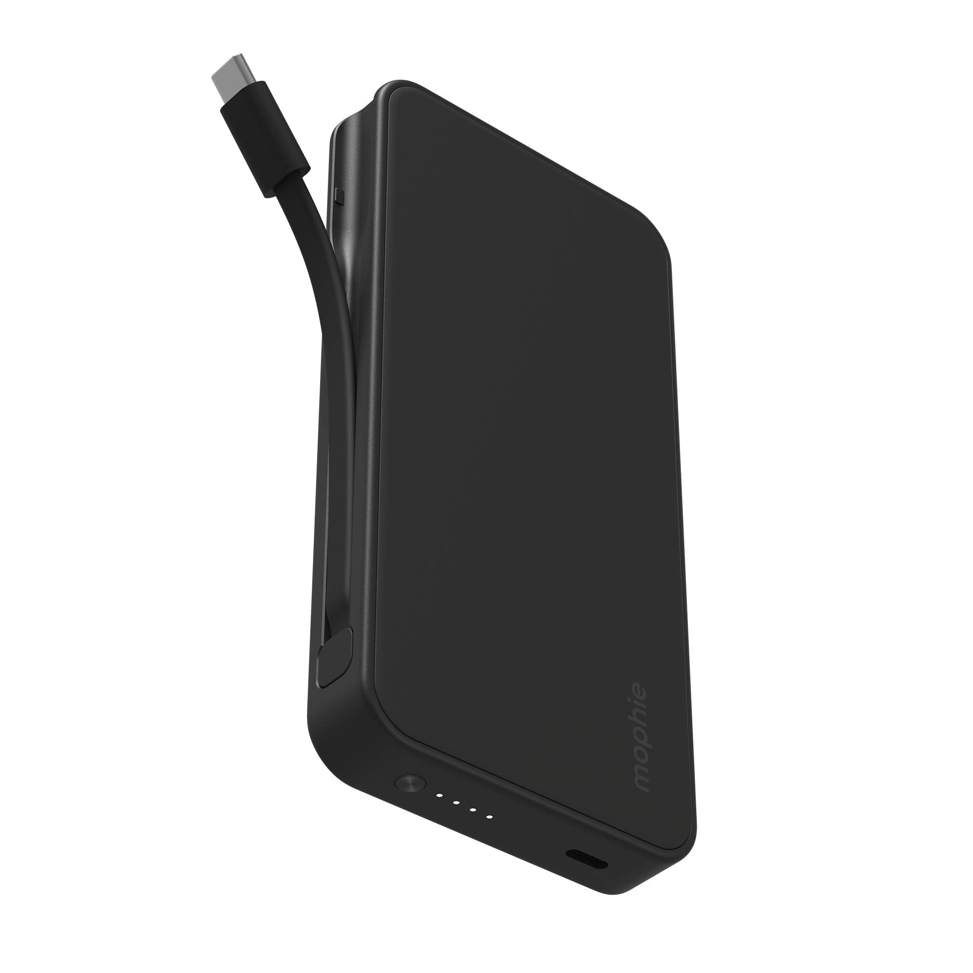 Mophie 10,000 mAh Powerstation Plus w/USB-C Cable - Black - 15-15777