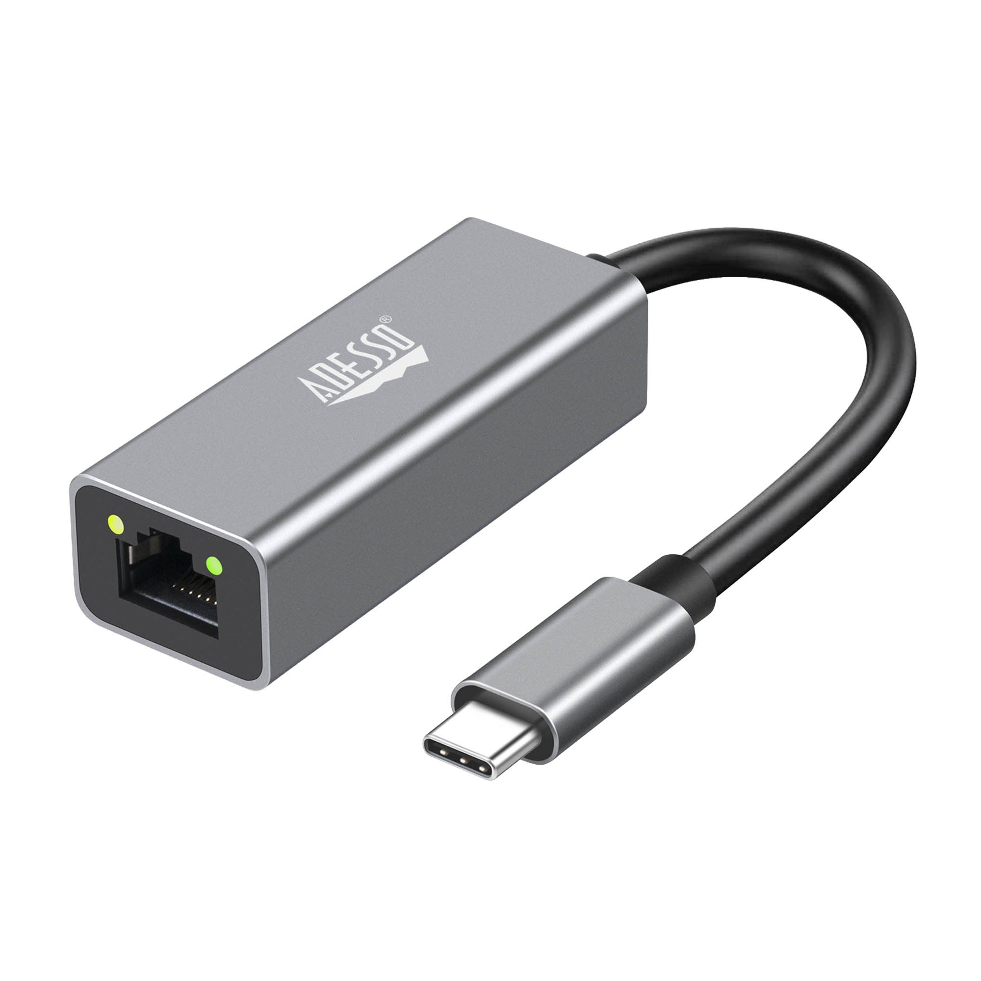Adesso USB-C to Ethernet Network Adapter - 15-15810