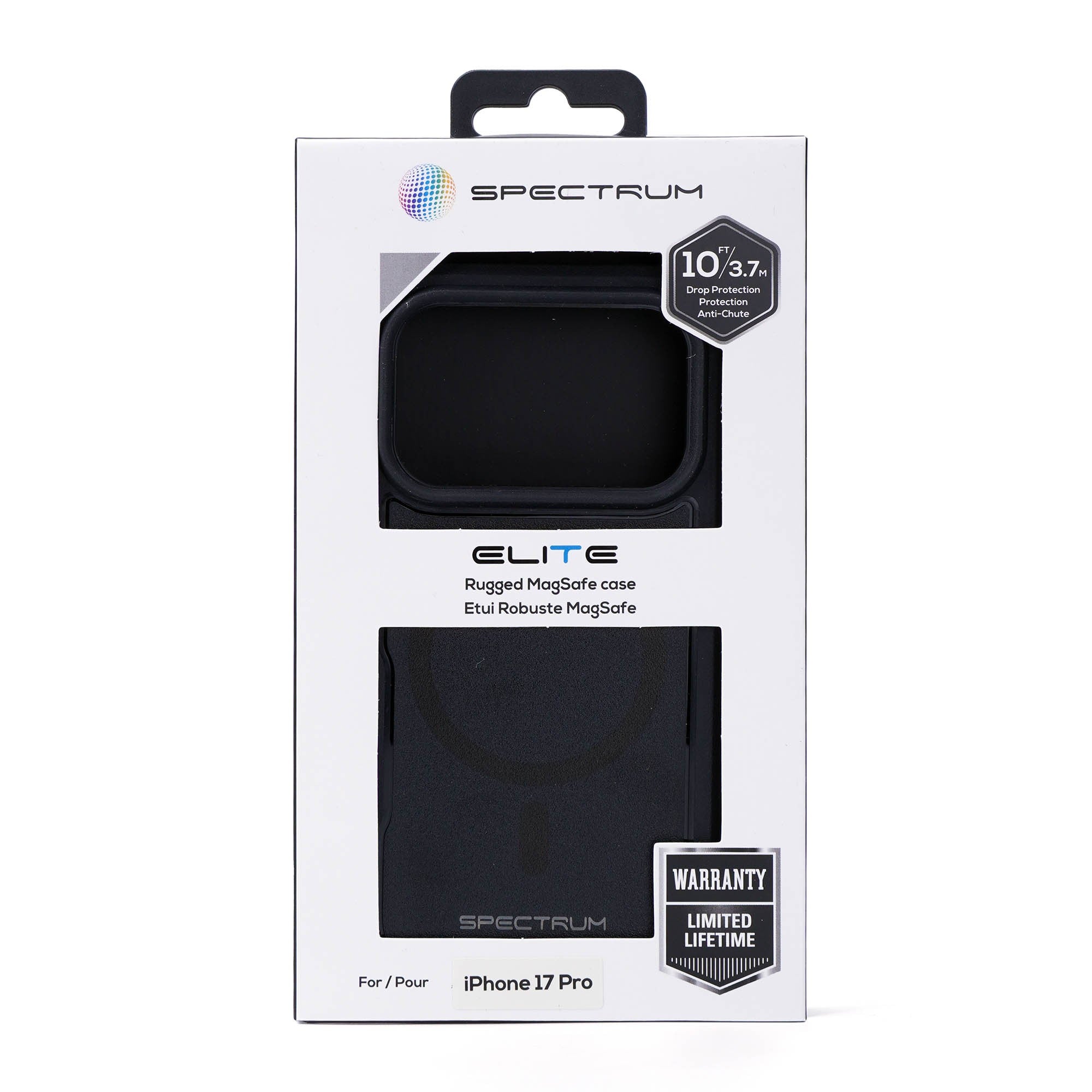 iPhone 17 Pro SPECTRUM Elite Case w/Magnets - Black - 15-15817