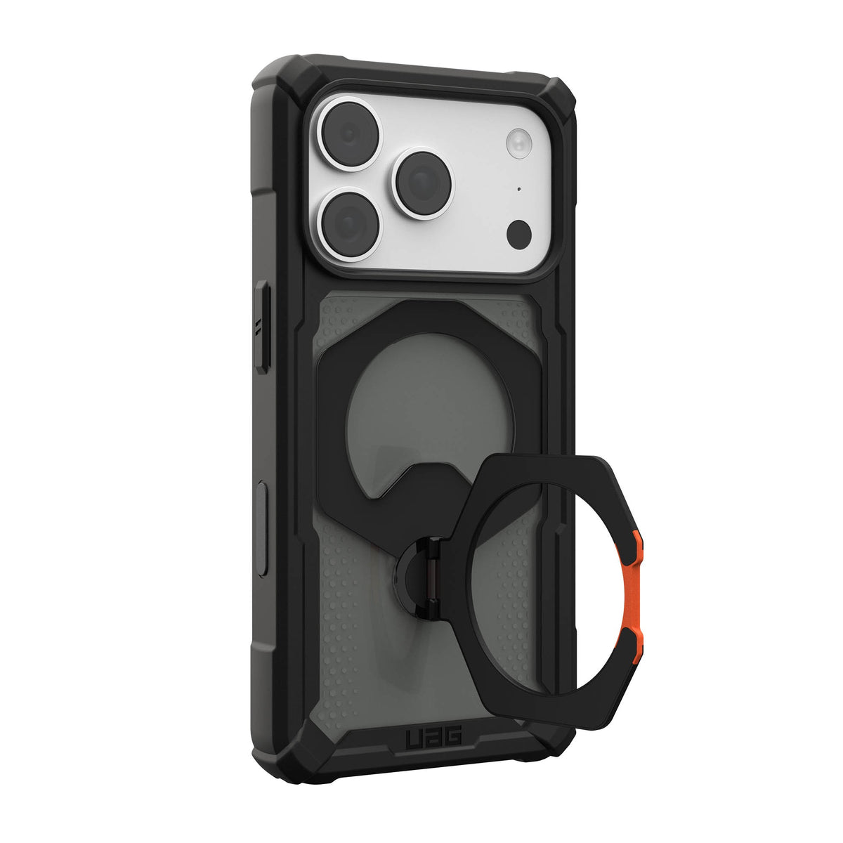 iPhone 18 Pro Max/17 Pro Max UAG Plasma XTE 360 MagSafe Case - Black/Orange - 15-15887