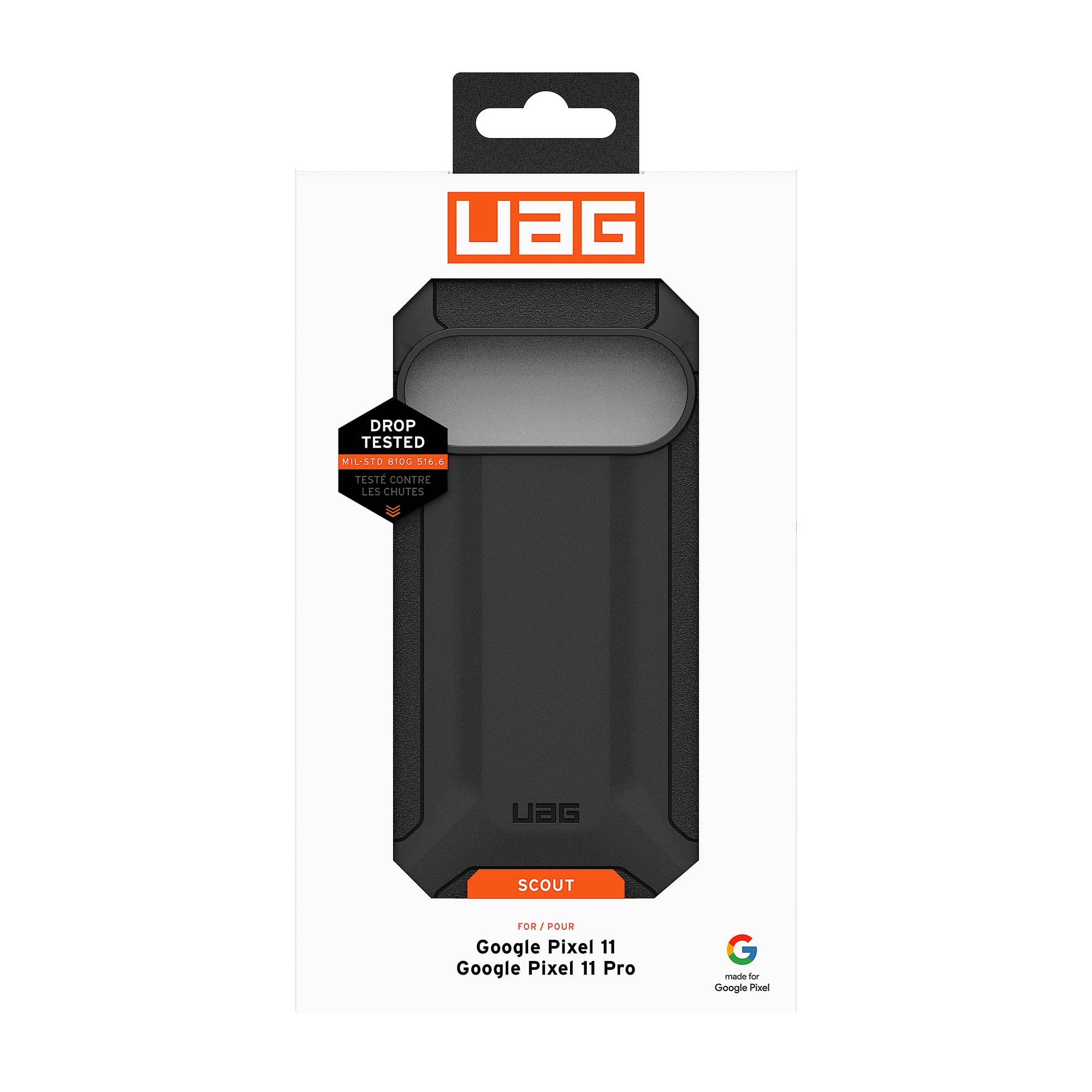 Google Pixel 11/11 Pro UAG Scout Case - Black - 15-15907