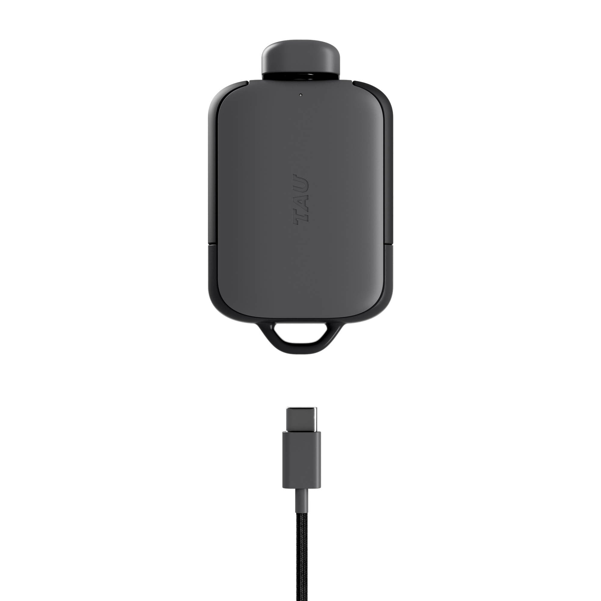 Rolling Square 2,000 mAh TAU 2 Emergency Keyring Power Bank - Black - 15-16105