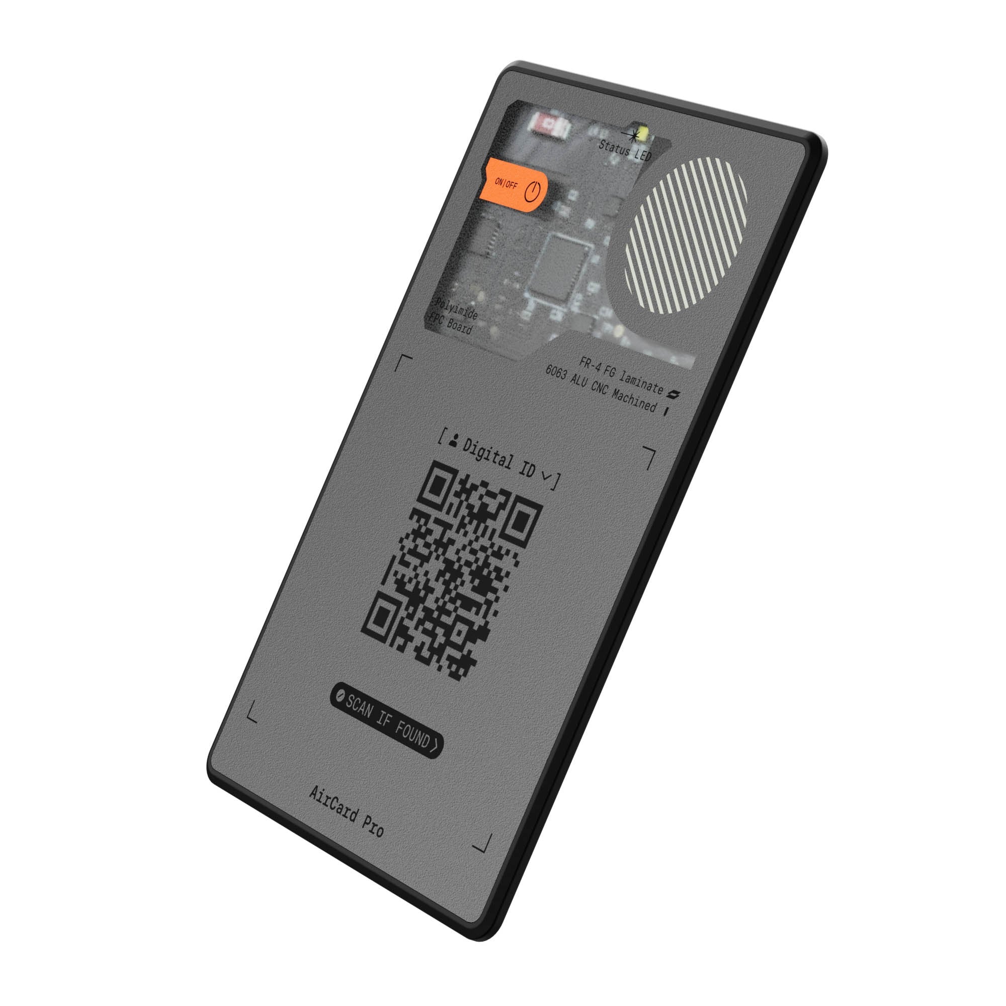 Rolling Square AirCard Pro Dual Ultra-Thin Bluetooth Tracker - IOS + Android - 15-16107