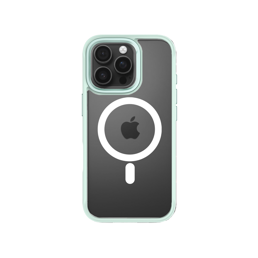iPhone 16 Pro Swappable Custom Case Magsafe (Green Frame)