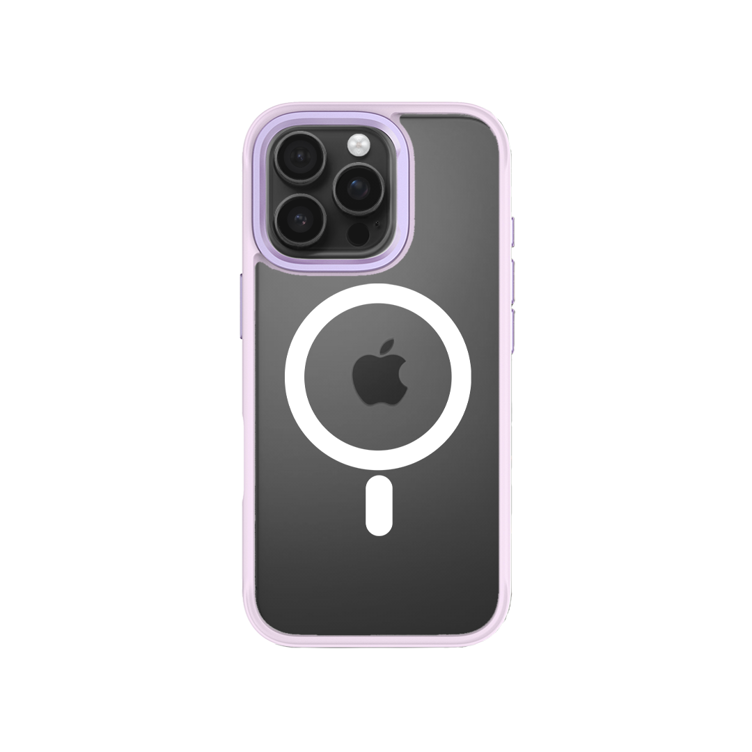 iPhone 16 Pro Swappable Custom Case Magsafe (Purple Frame)