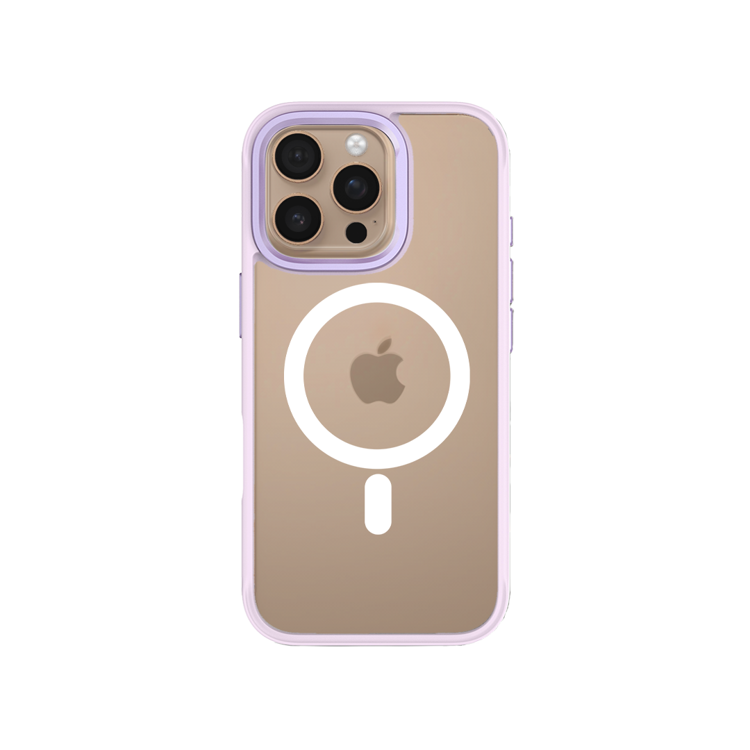 iPhone 16 Pro Swappable Custom Case Magsafe (Purple Frame)