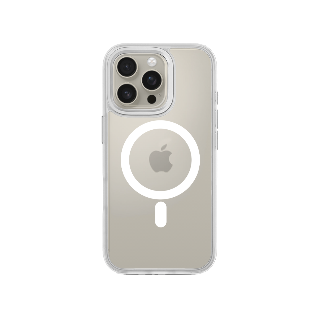 iPhone 16 Pro Swappable Custom Case Magsafe (White Frame)