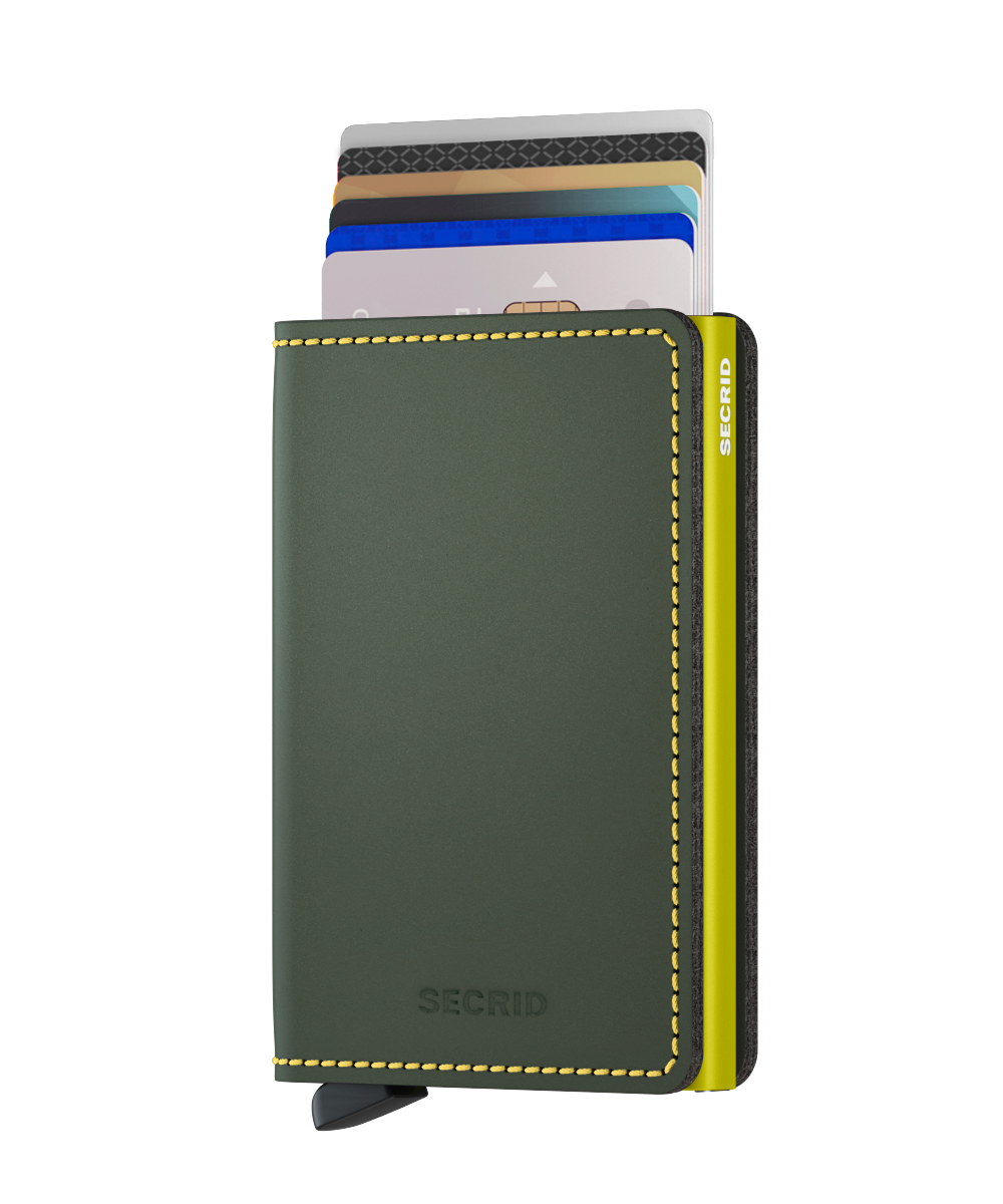 Secrid Slimwallet Matte Green Lime