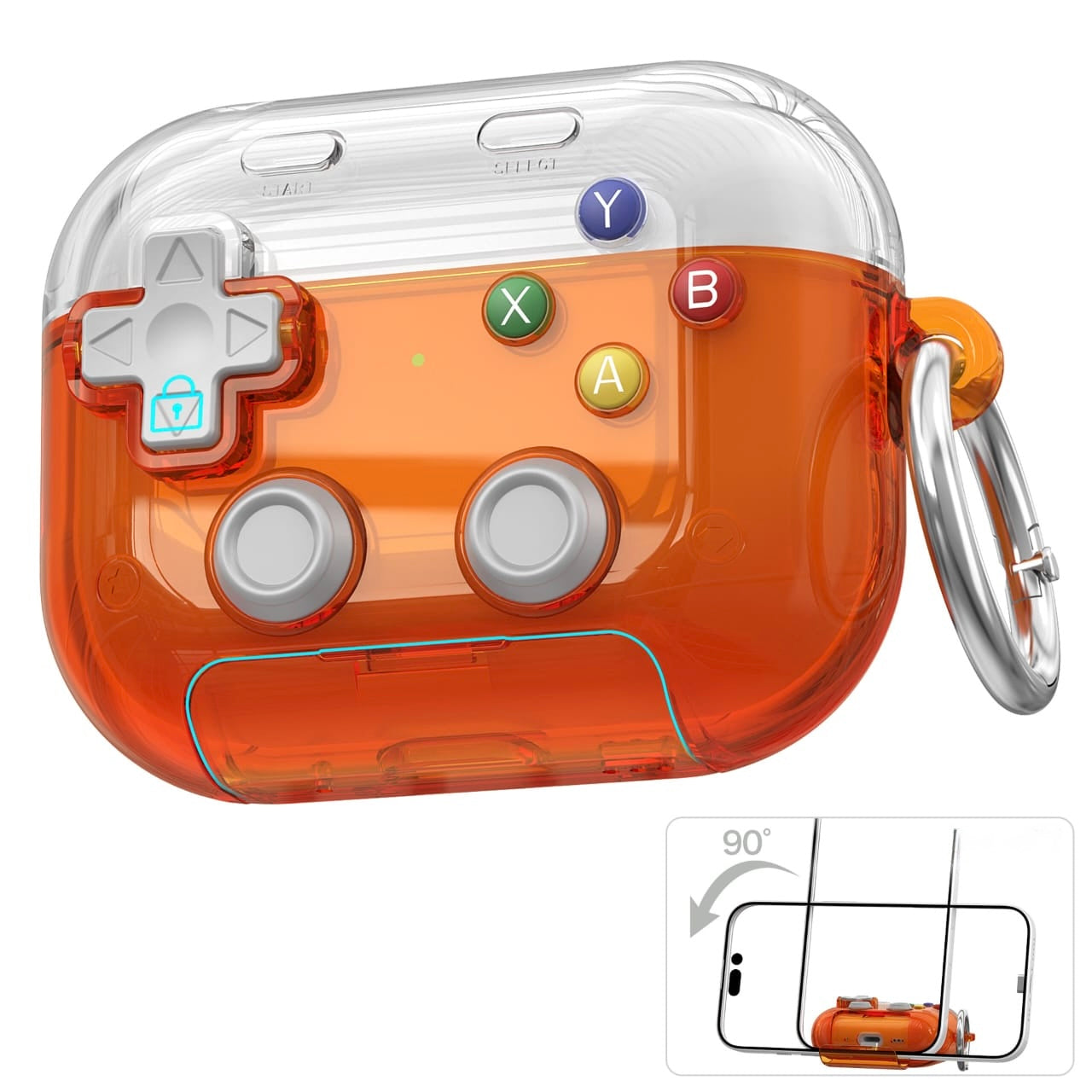AirPods Game Console Design Transparent Case