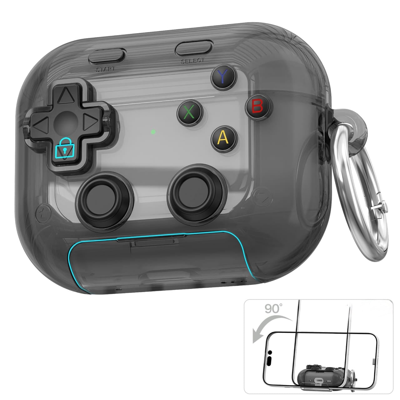 AirPods Game Console Design Transparent Case