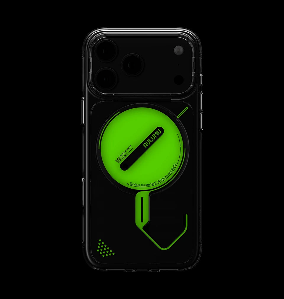 AULUMU iPhone 18 Pro/17 Pro Ghost Lumen Transparent Case