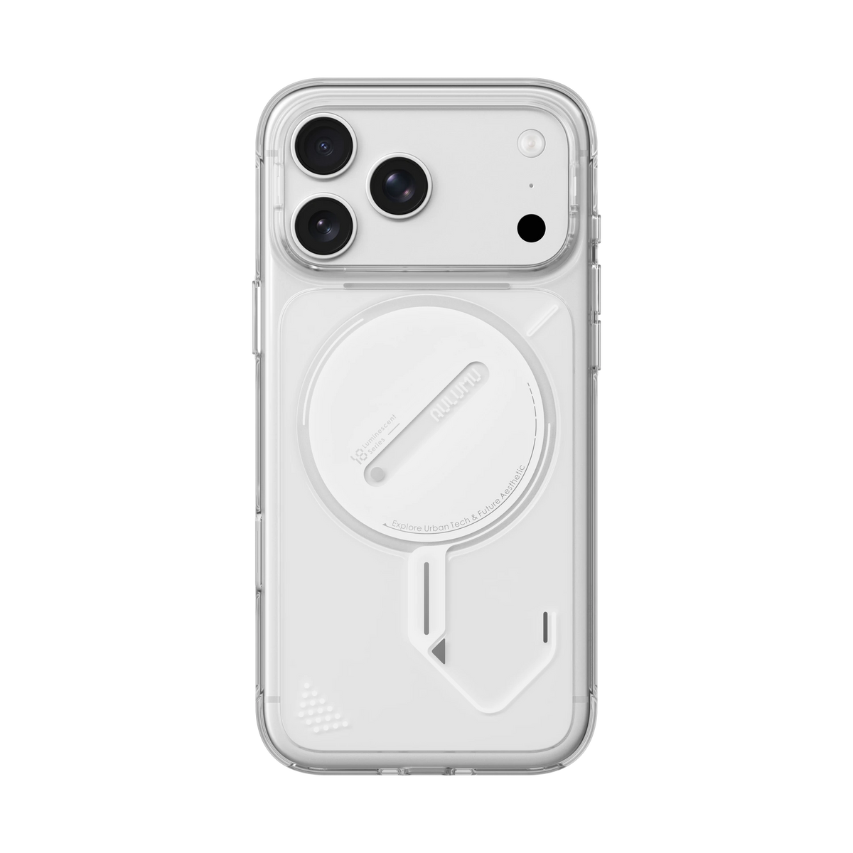 AULUMU iPhone 18 Pro Max/17 Pro Max Ghost Lumen Transparent Case