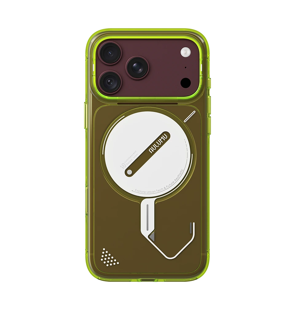 AULUMU iPhone 18 Pro Max/17 Pro Max Ghost Lumen Transparent Case