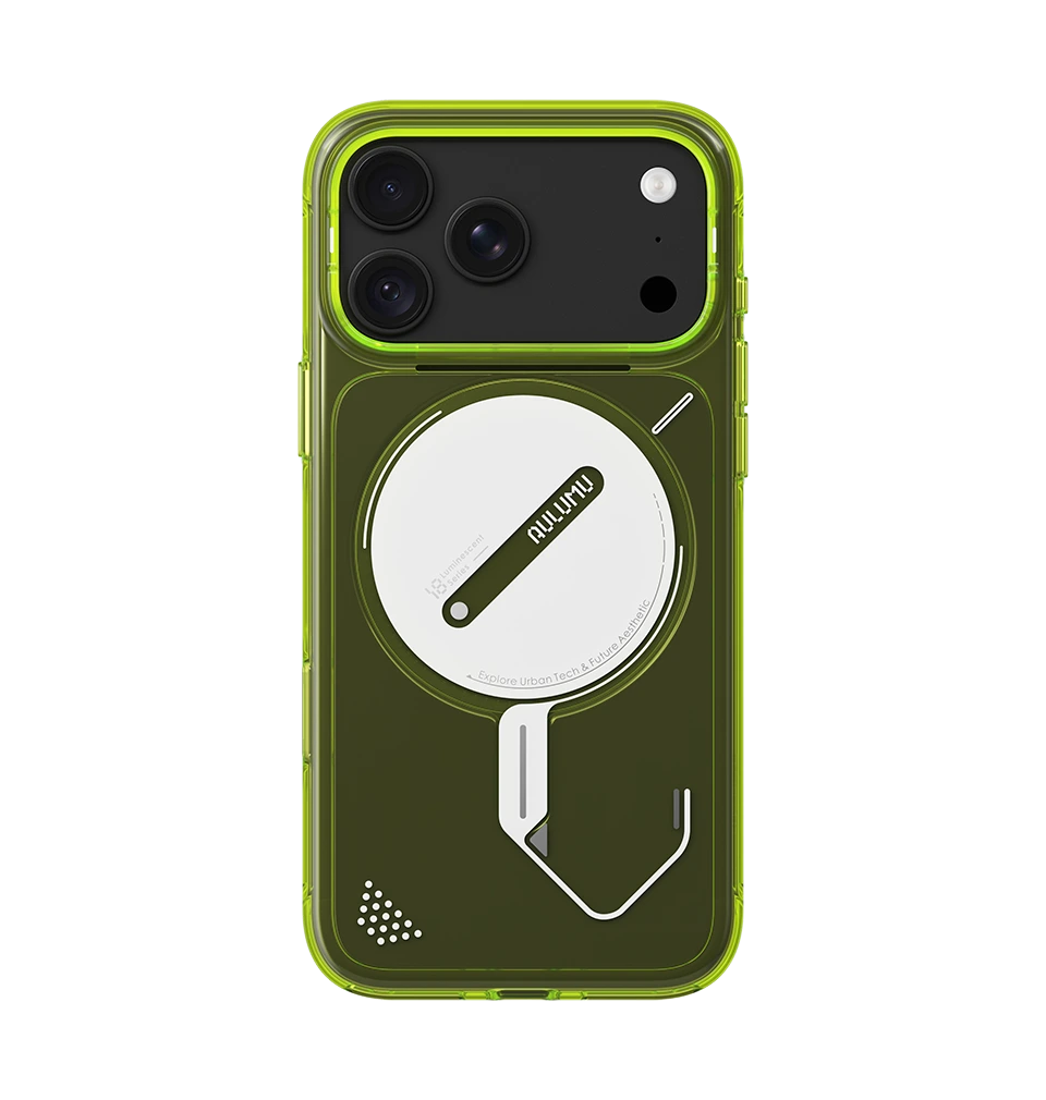 AULUMU iPhone 18 Pro Max/17 Pro Max Ghost Lumen Transparent Case