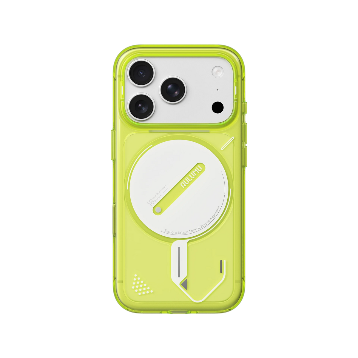 AULUMU iPhone 18 Pro/17 Pro Ghost Lumen Transparent Case