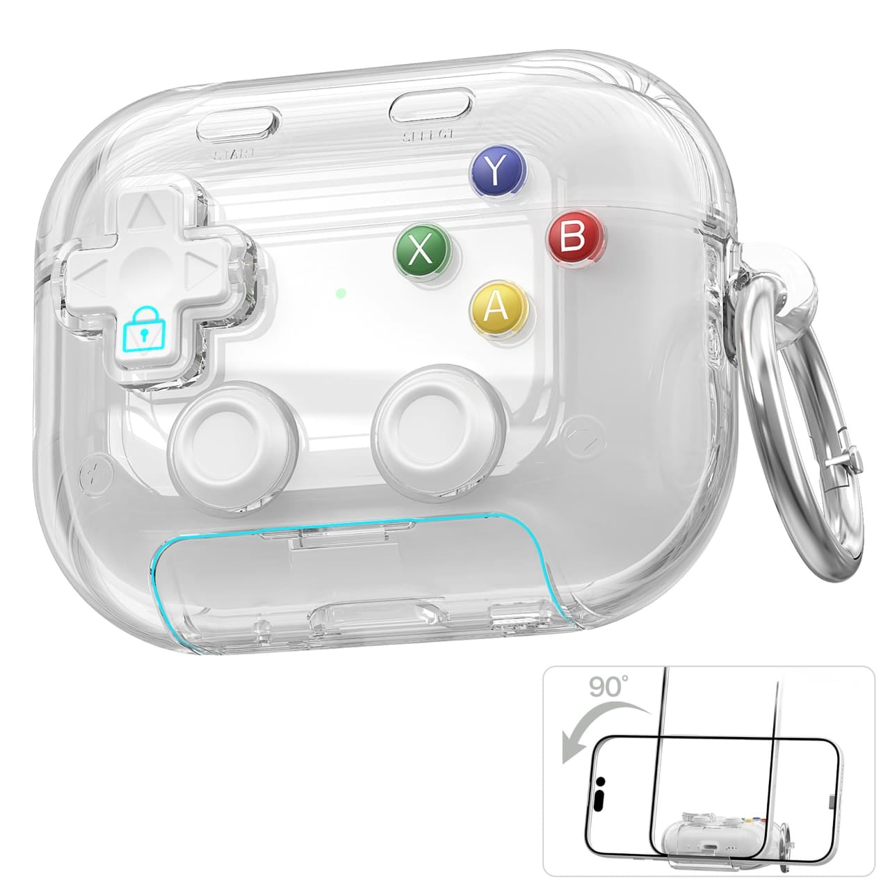 AirPods Game Console Design Transparent Case