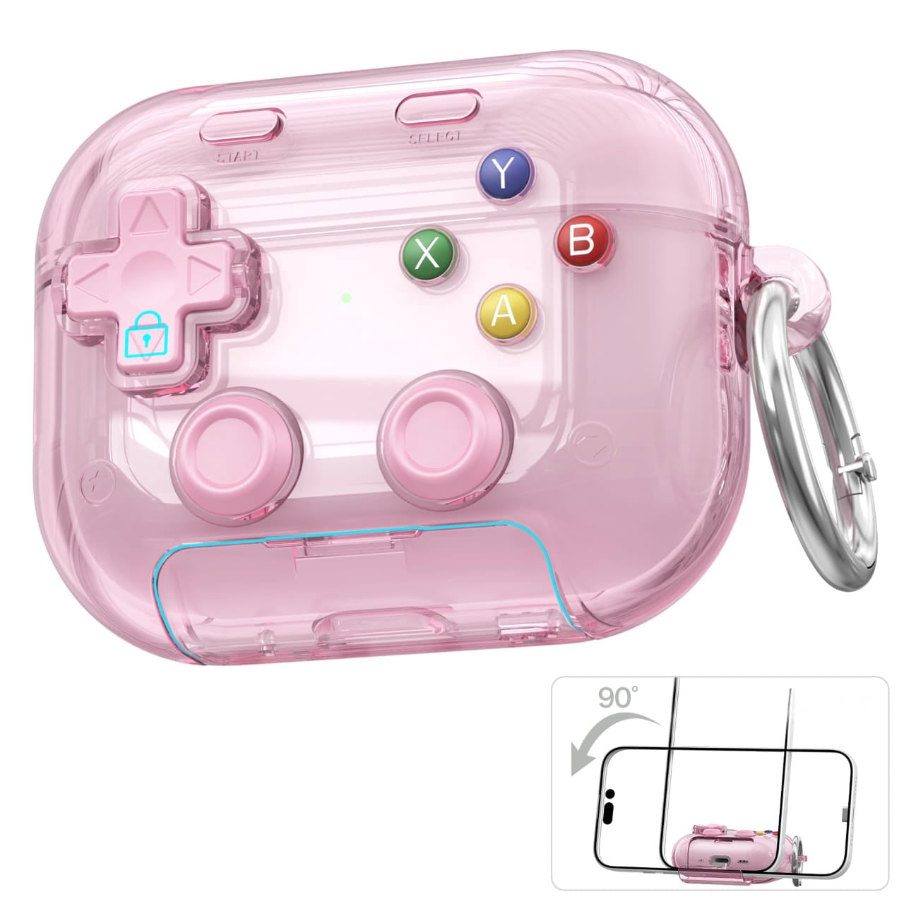 AirPods Game Console Design Transparent Case