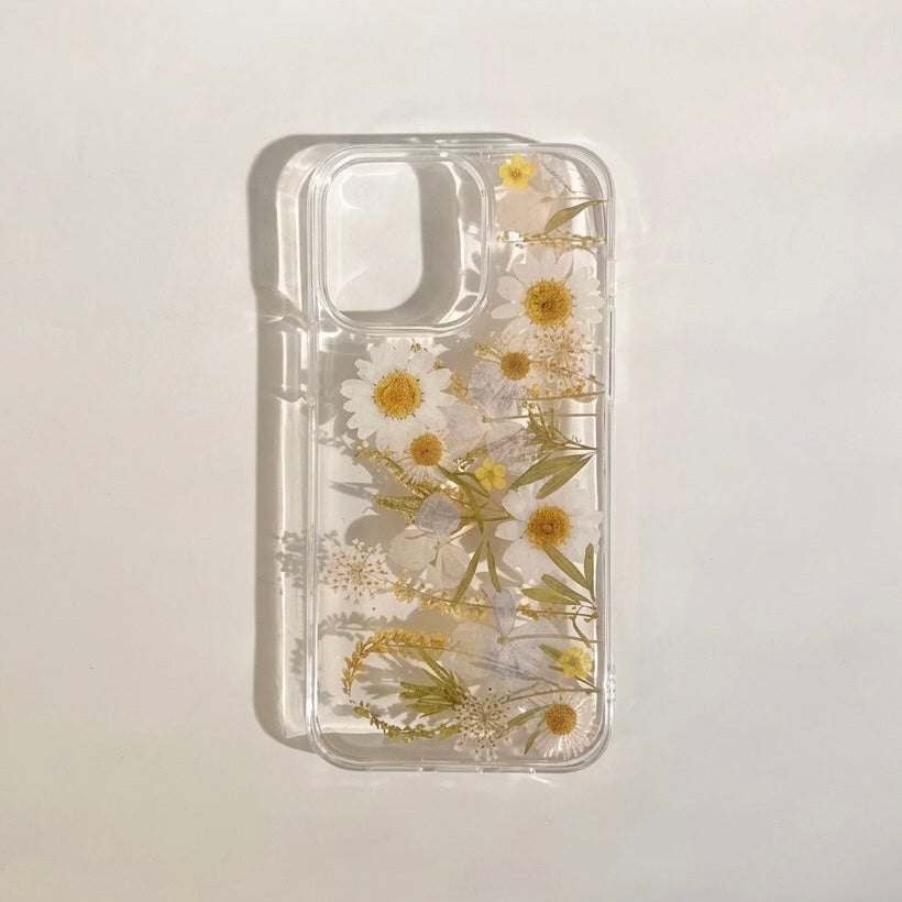 iPhone Dried Flowers Clear Case