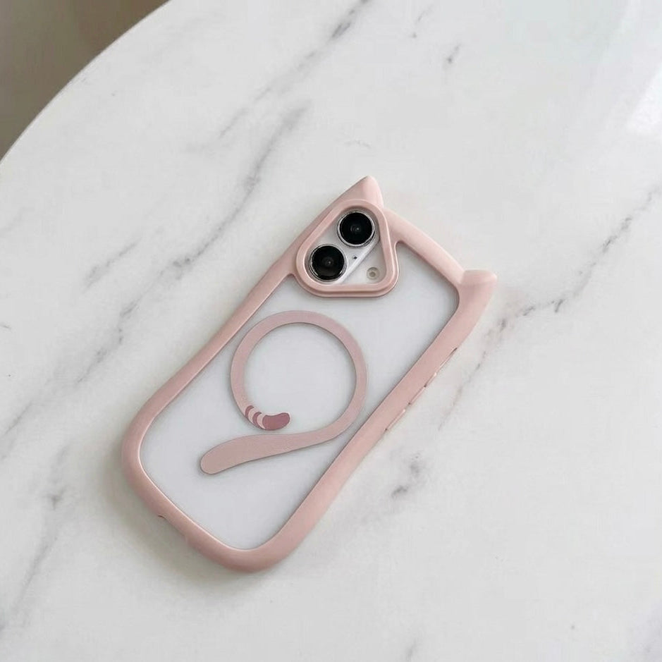 iPhone 3D Cat Ear Bumper Case with Magsafe