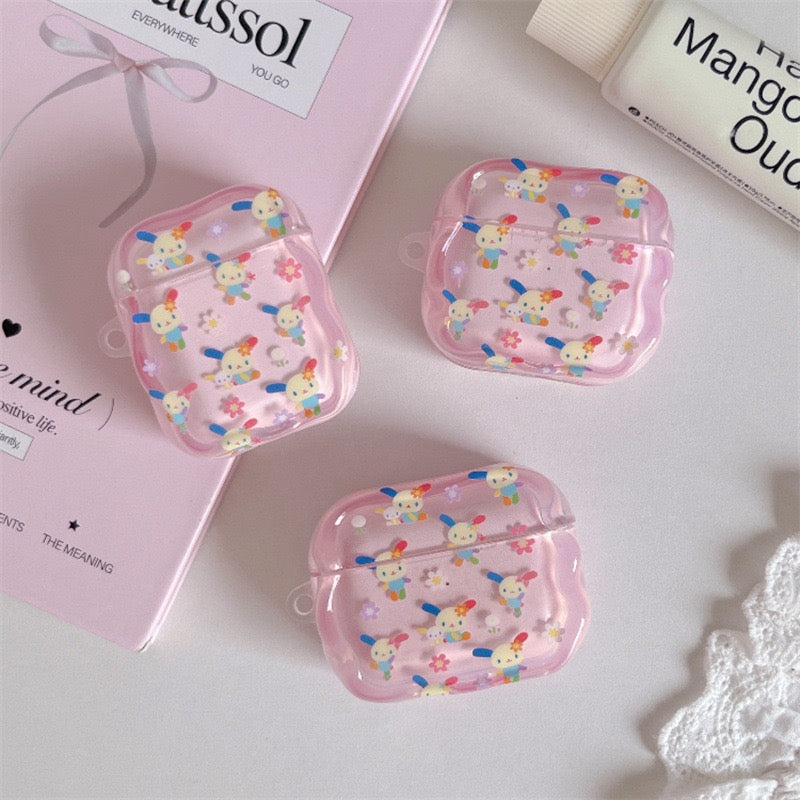 AirPods Usahana Pink Transparent Case