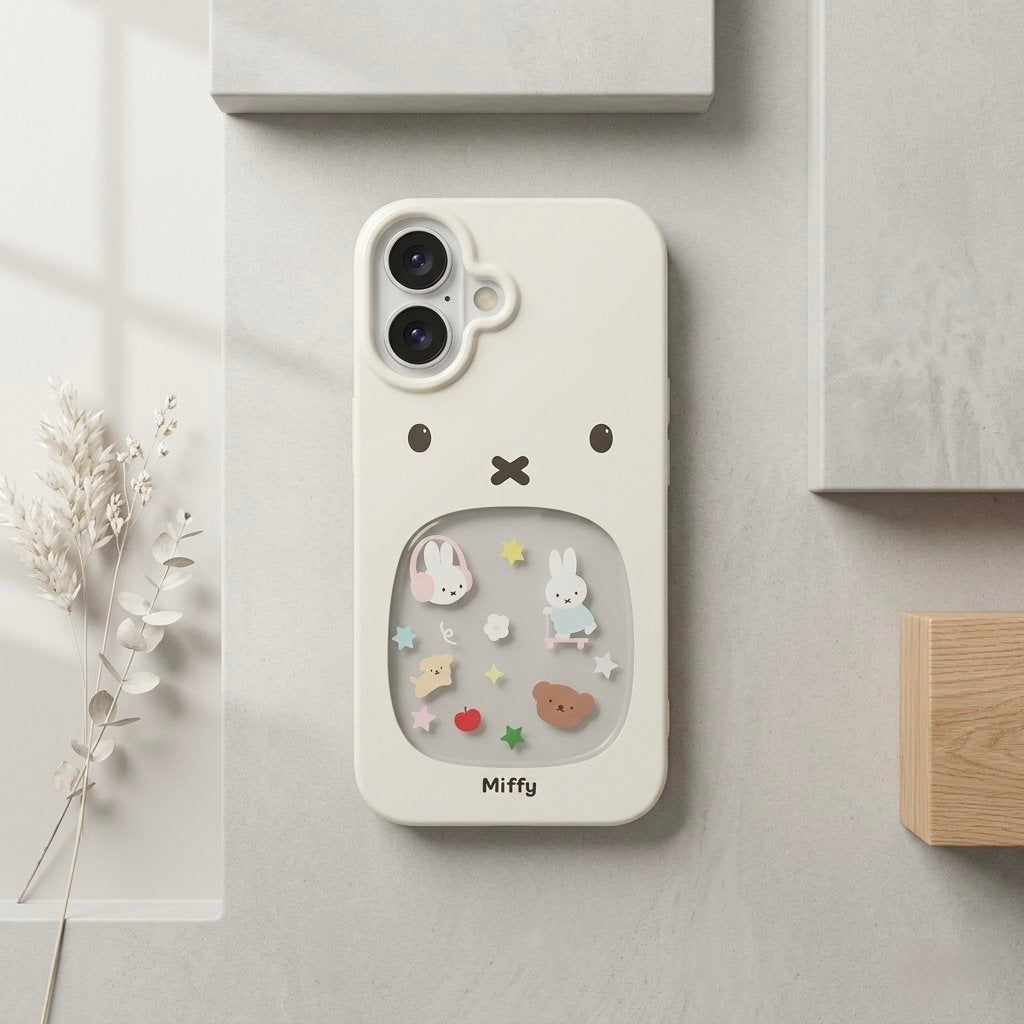 iPhone White Miffy Case