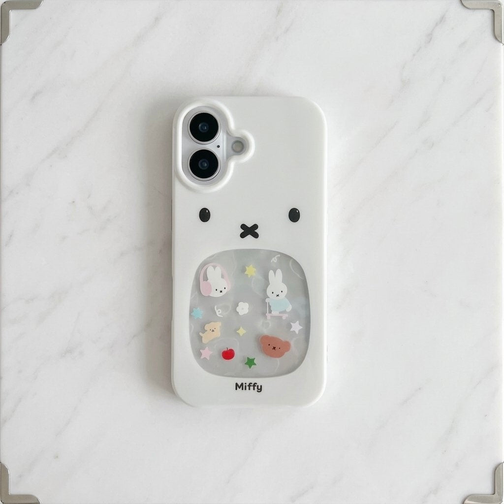 iPhone White Miffy Case