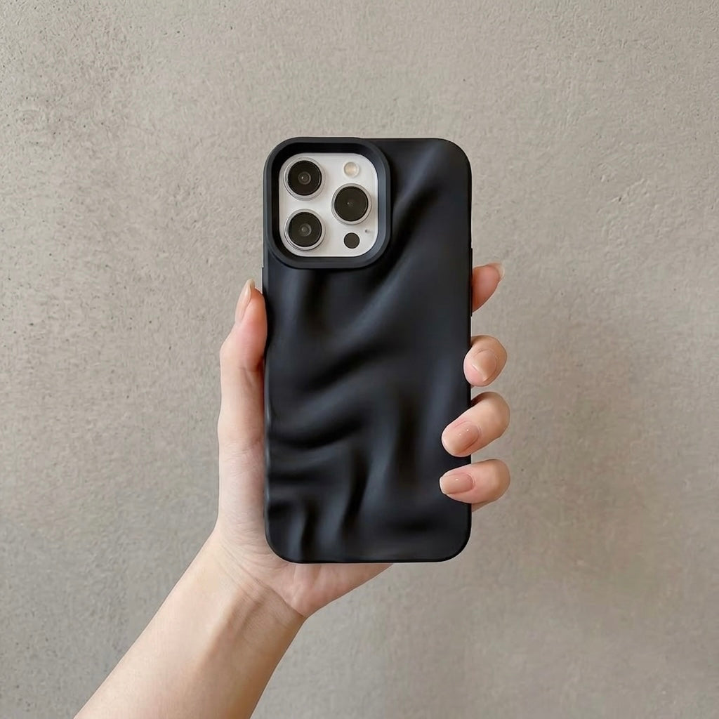 Luxury 3D Irregular Wave Grain Case